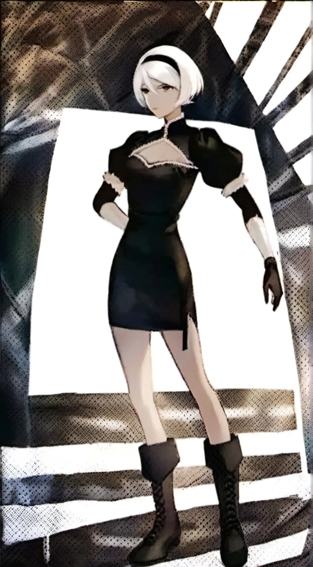 ai character: nier background