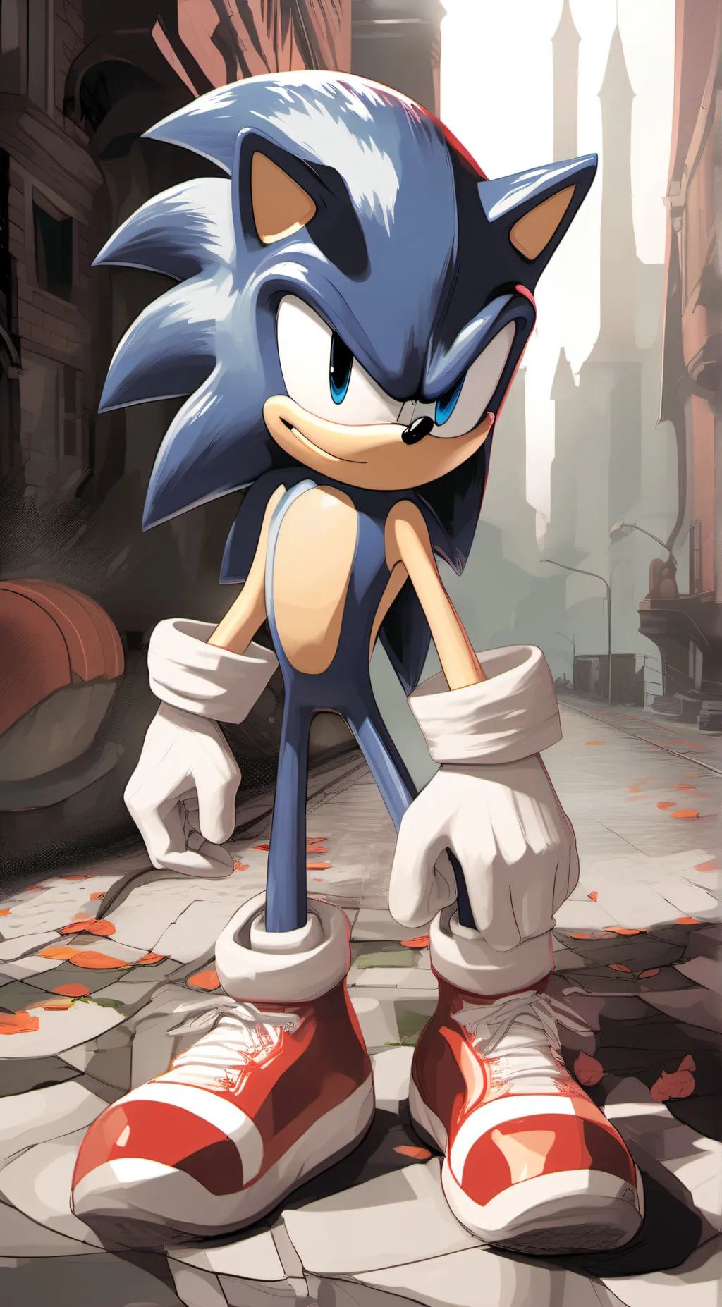 ai character: Sonic background