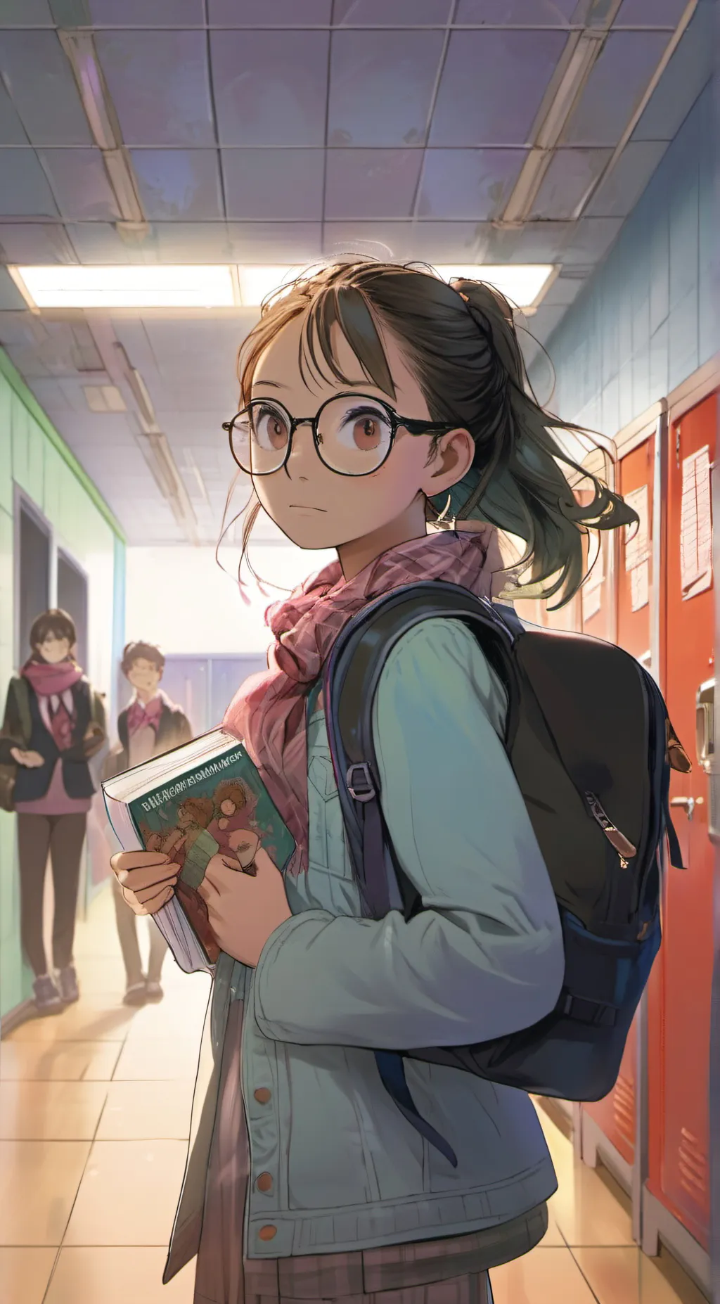 ai character: amber background