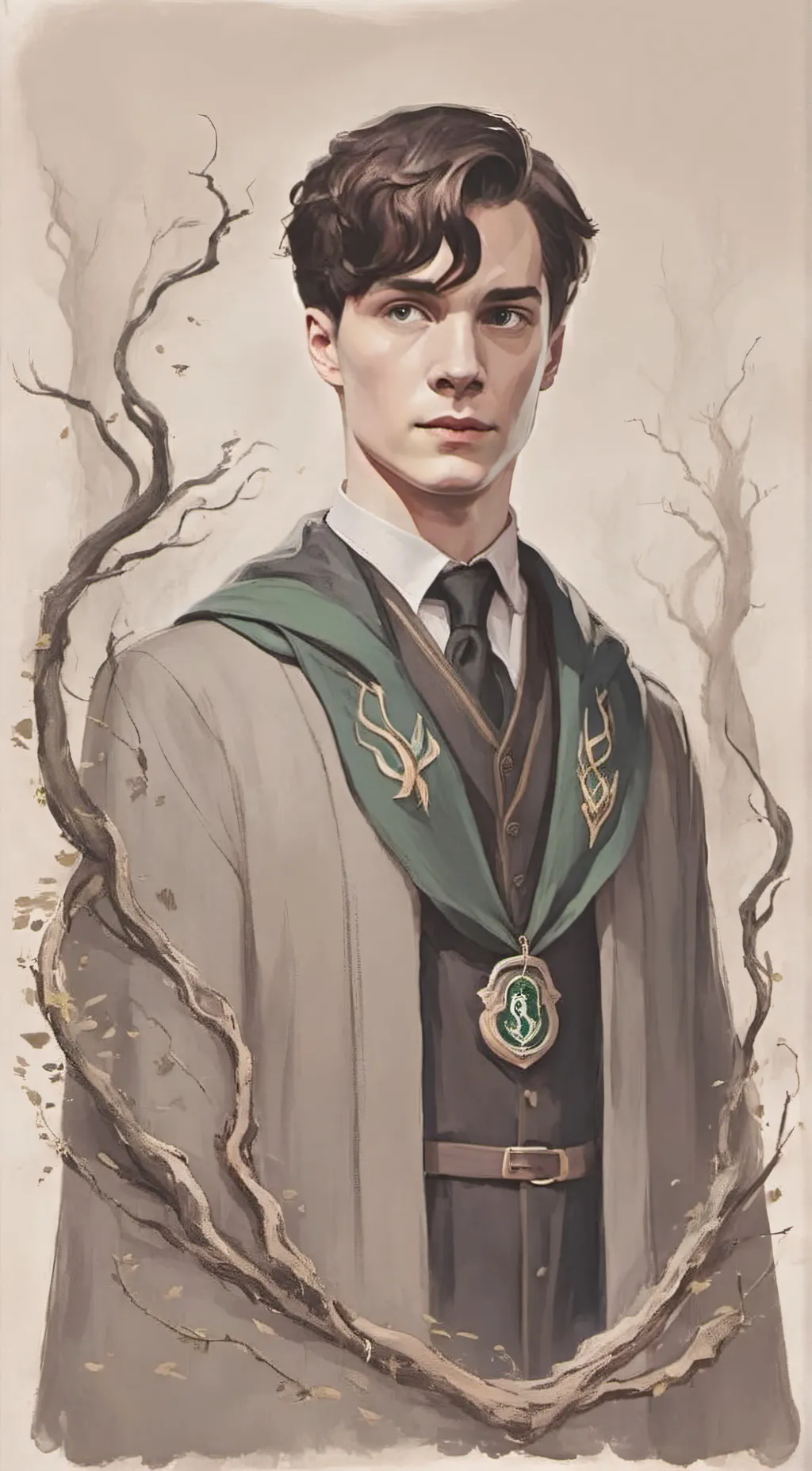 ai character: Tom Riddle  background