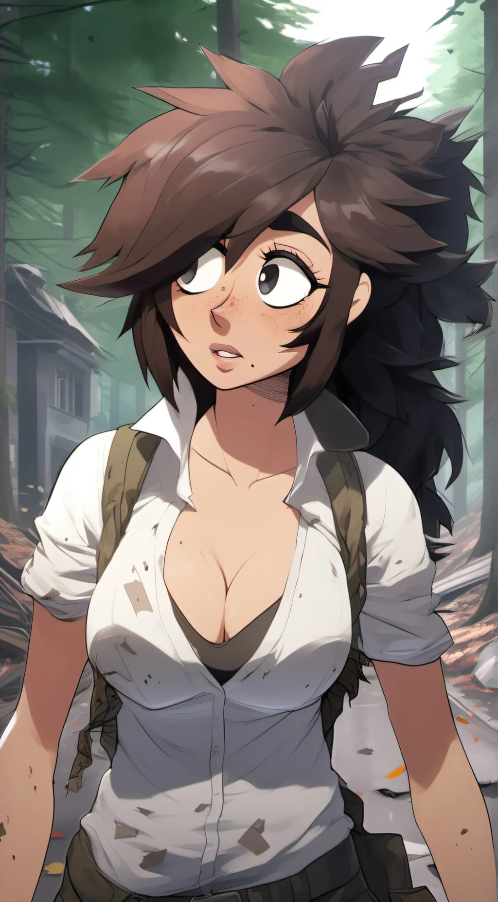 ai character: Anne Boonchuy  background