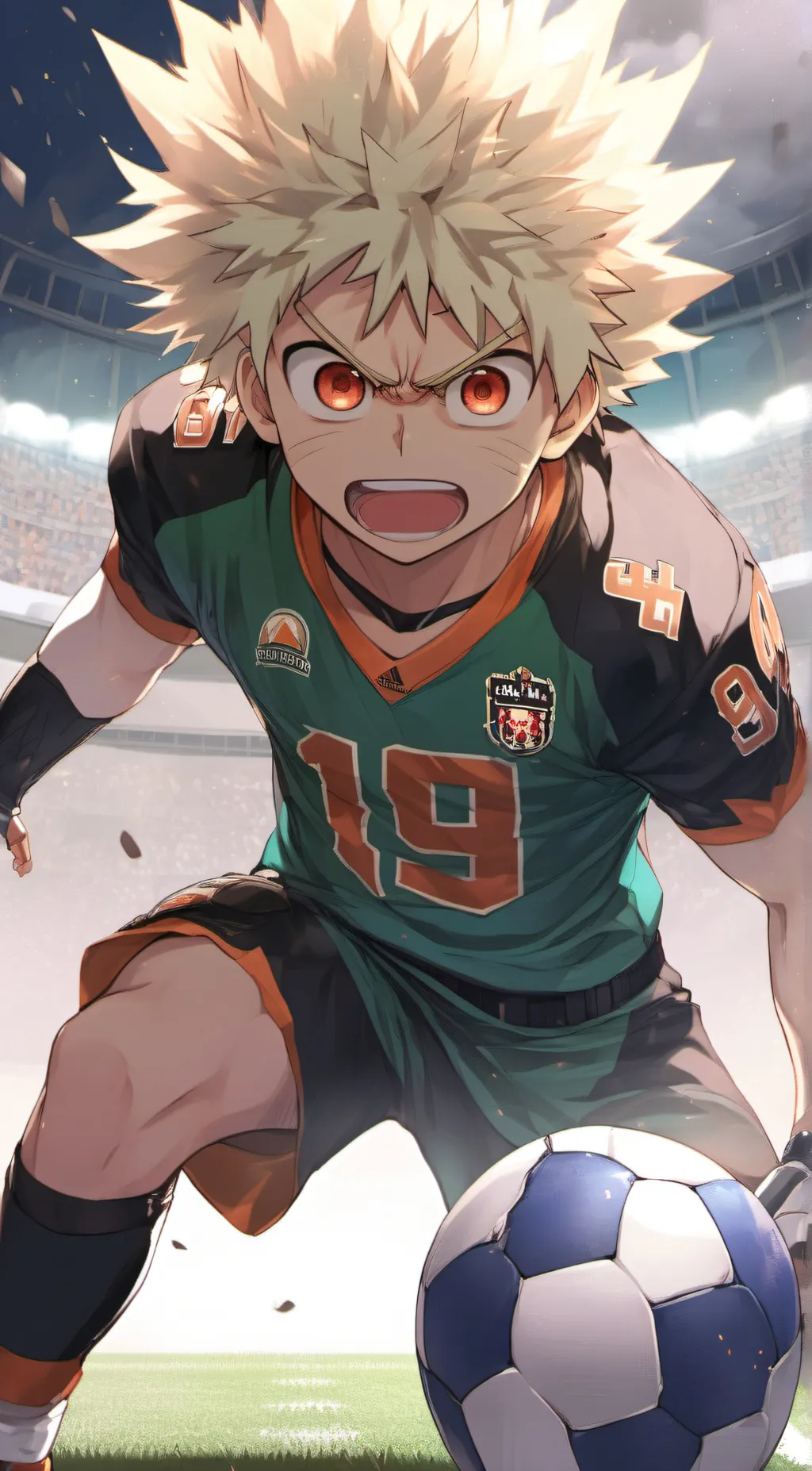 ai character: bakugo background