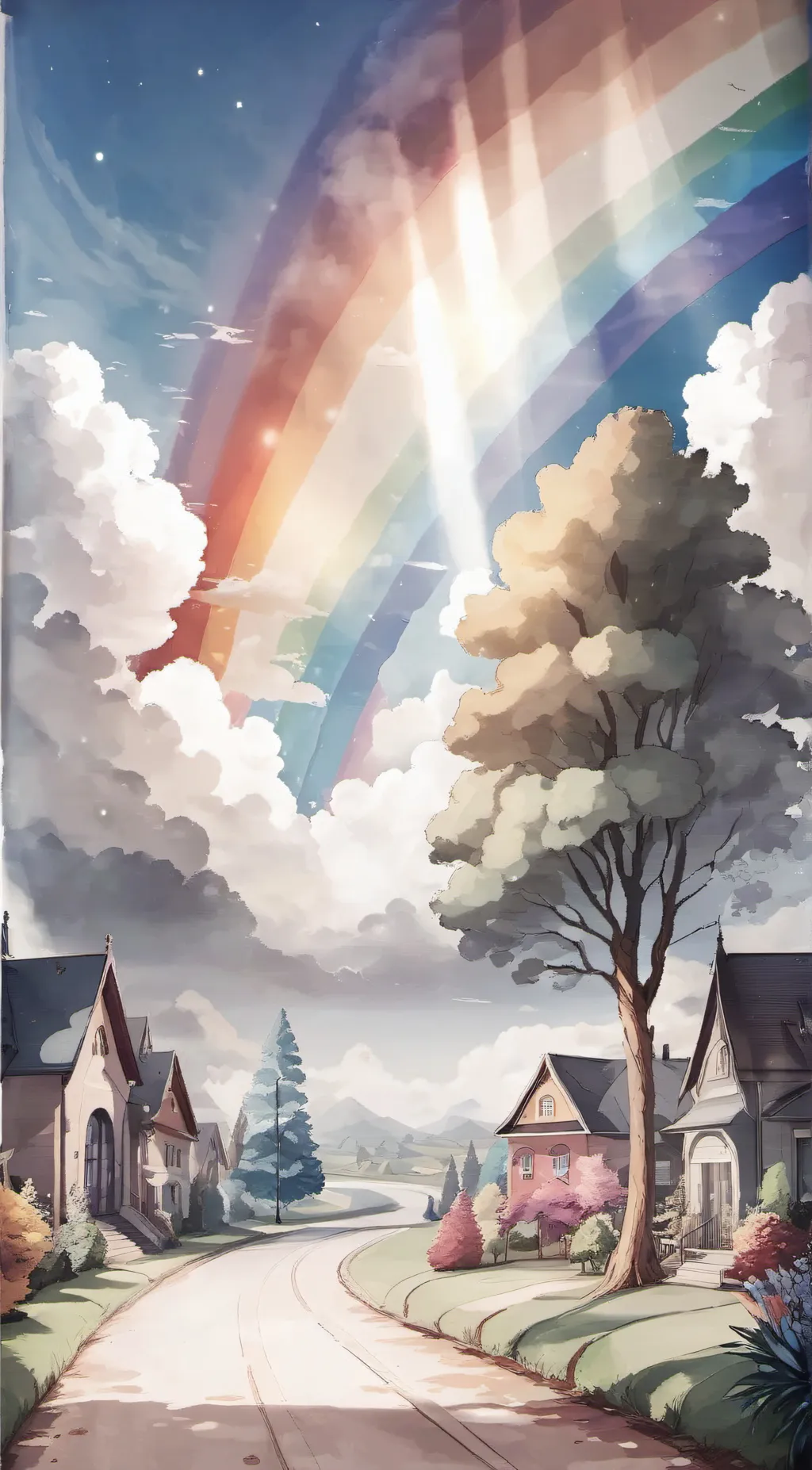 ai character: ~Rainbow Friends~ background
