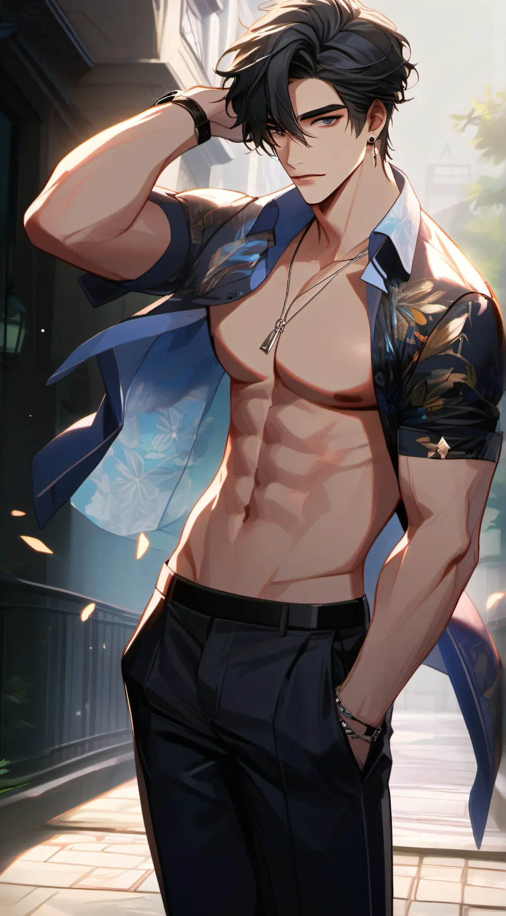 ai character: adam background