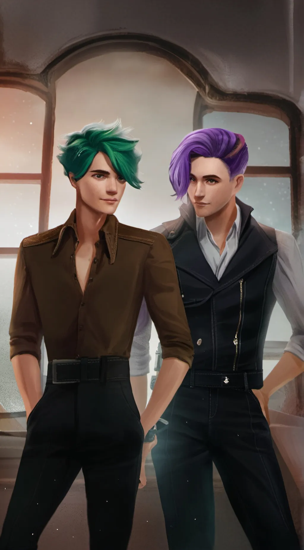 ai character: On a air plane   background