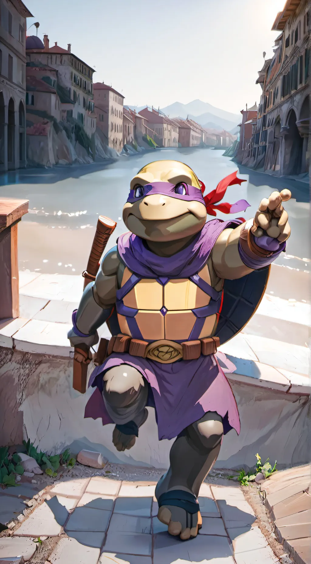 ai character: Donatello background