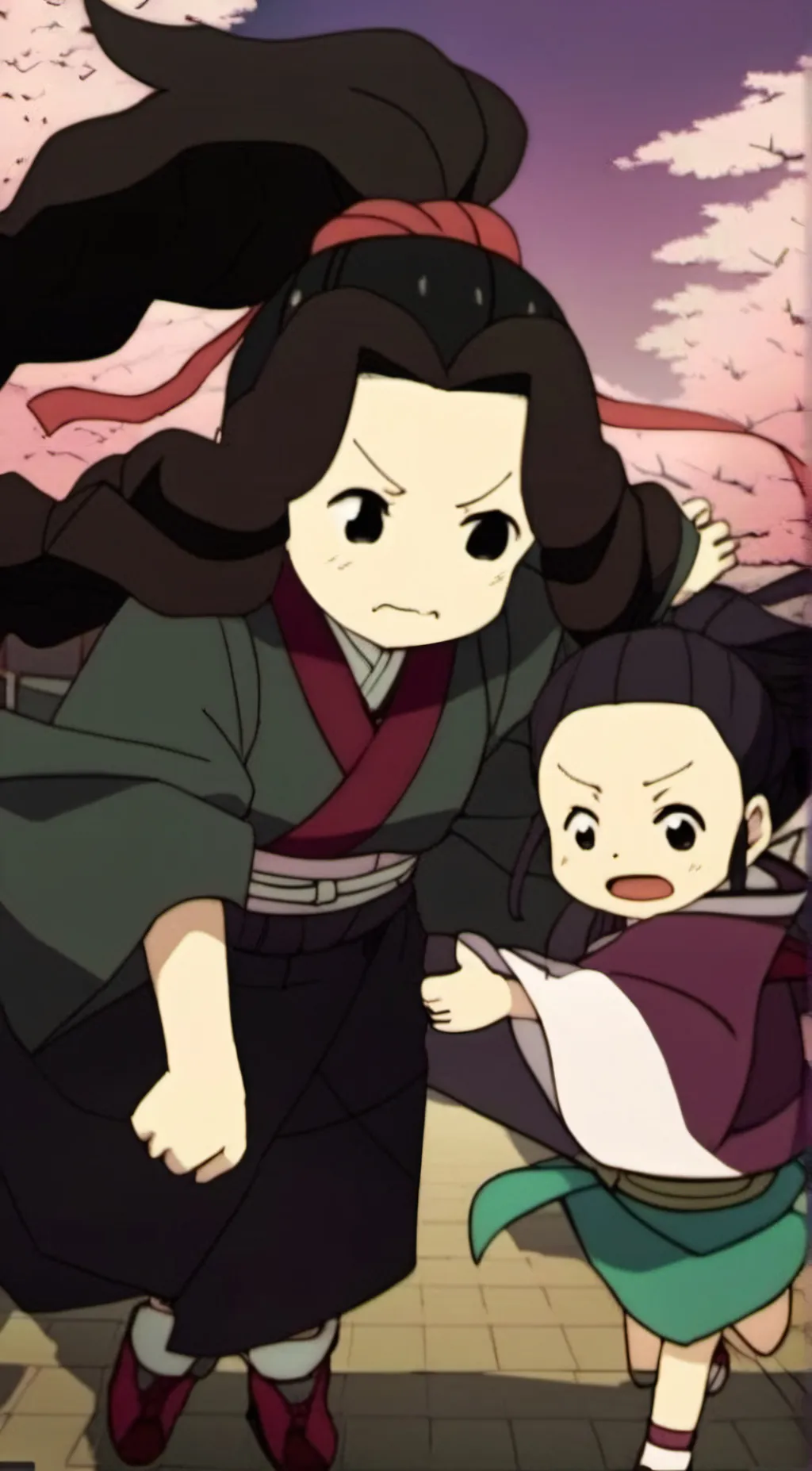 ai character: tanjiro background