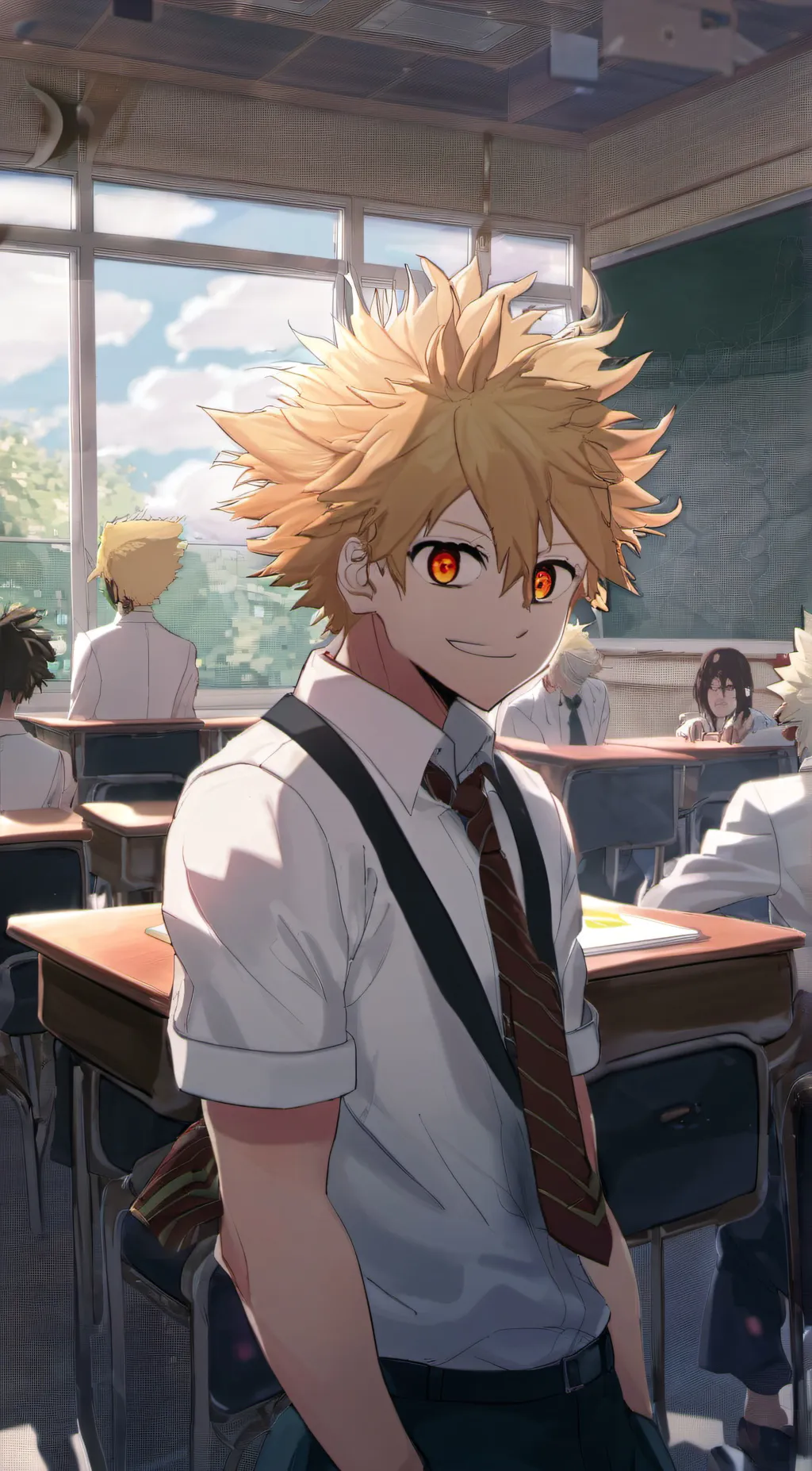 ai character: bakugou background