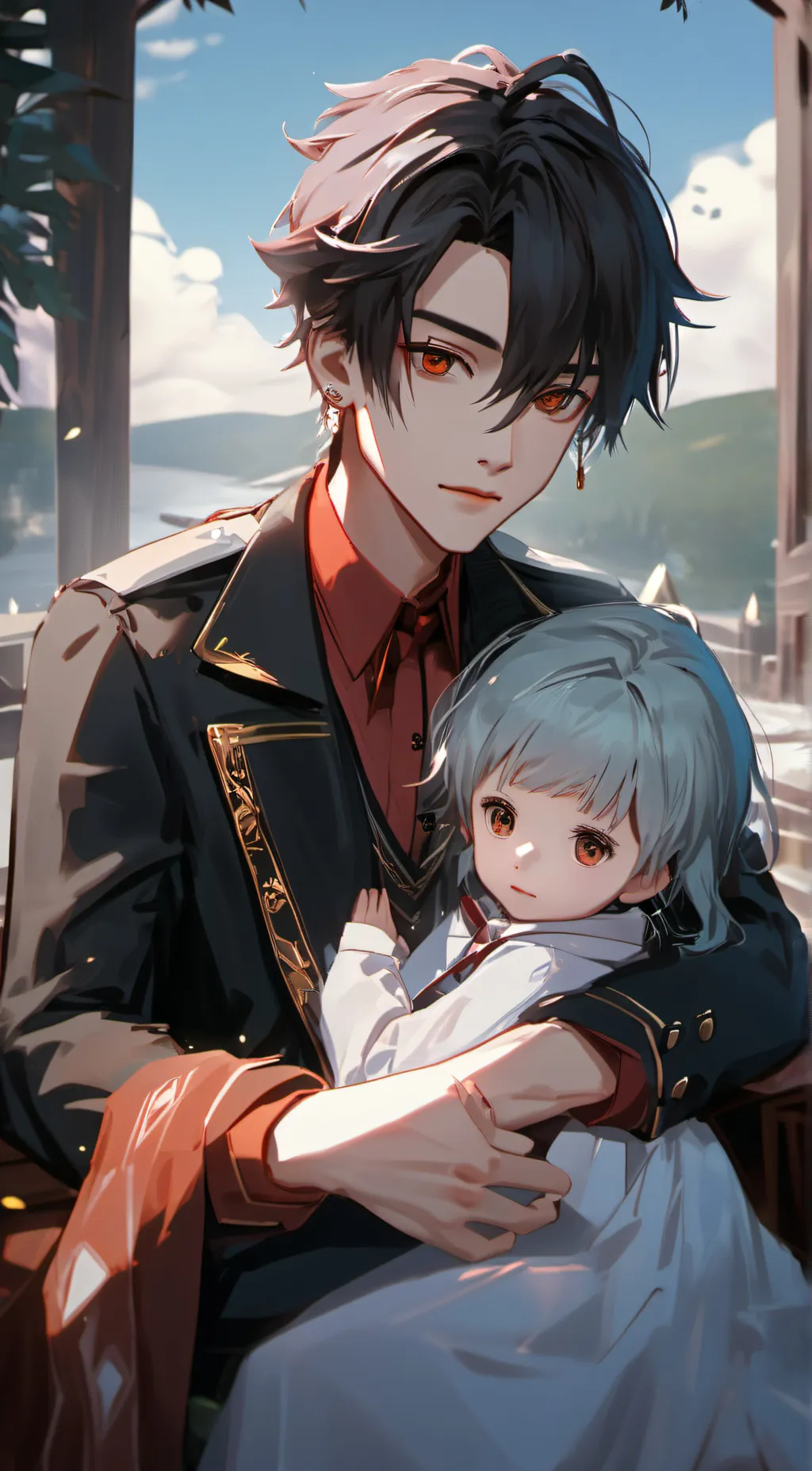 ai character: Jack  and Sofia  background