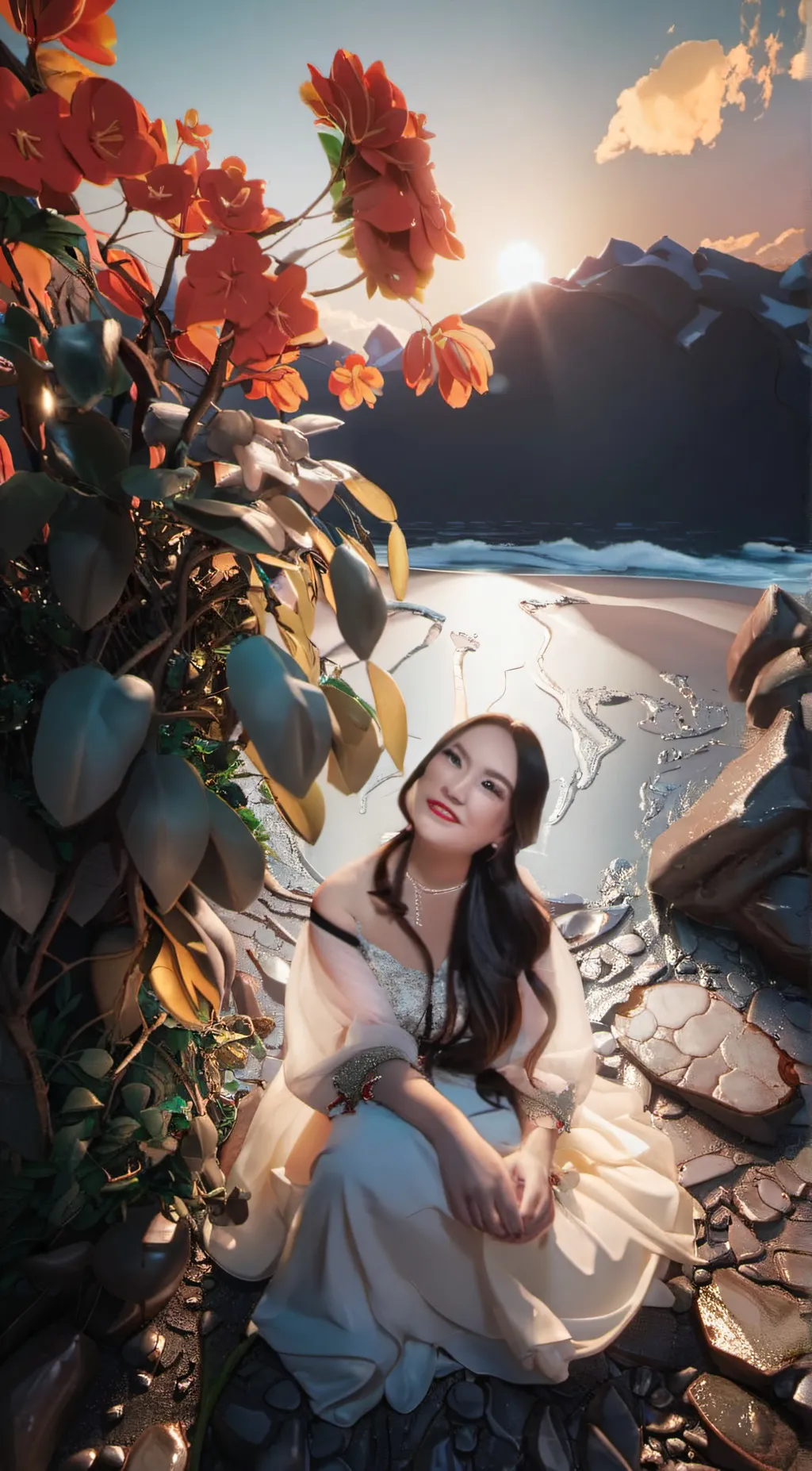 ai character: Lily background