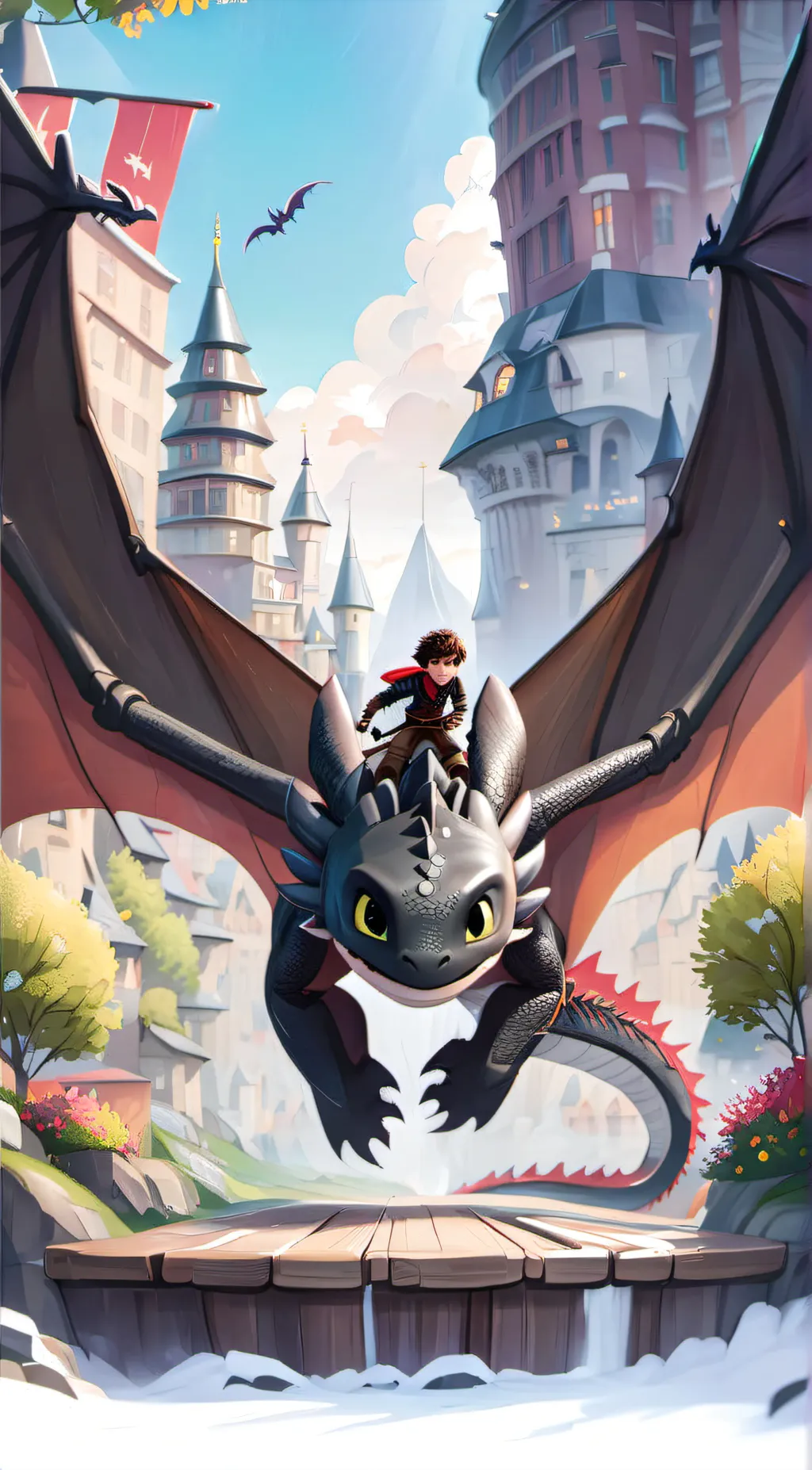 ai character: Httyd background
