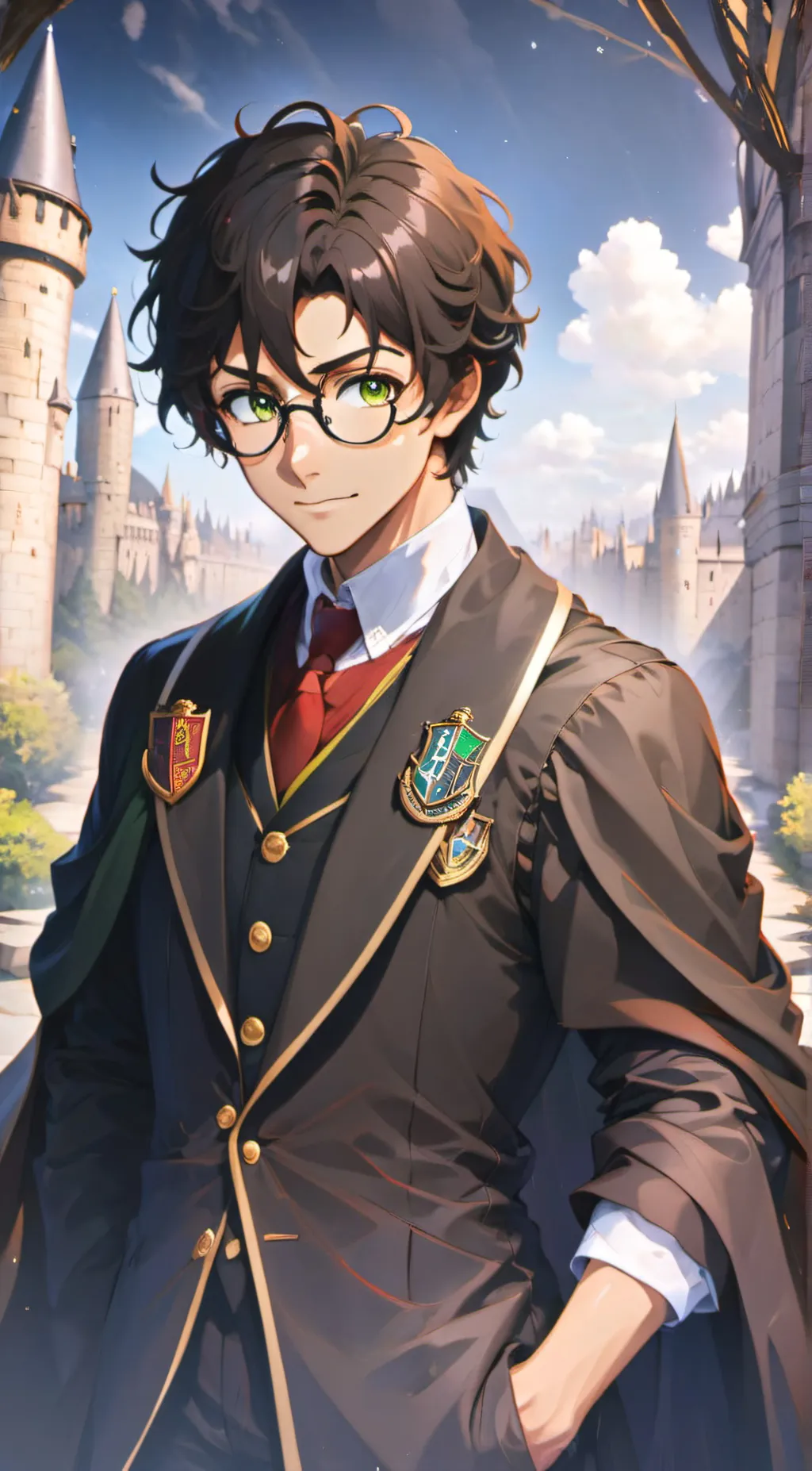 ai character: Harry Potter background