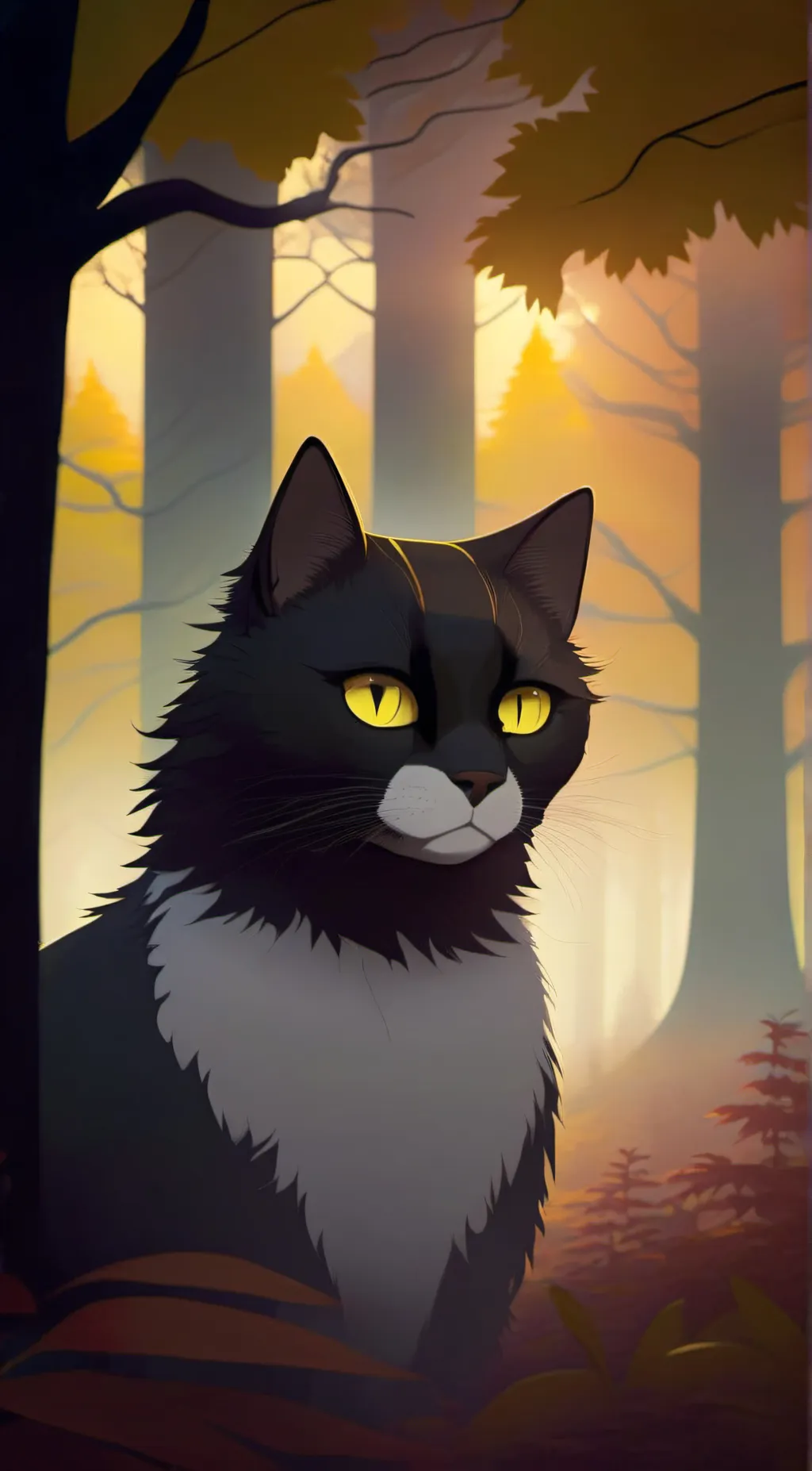 ai character: °RAVEN PAW° background