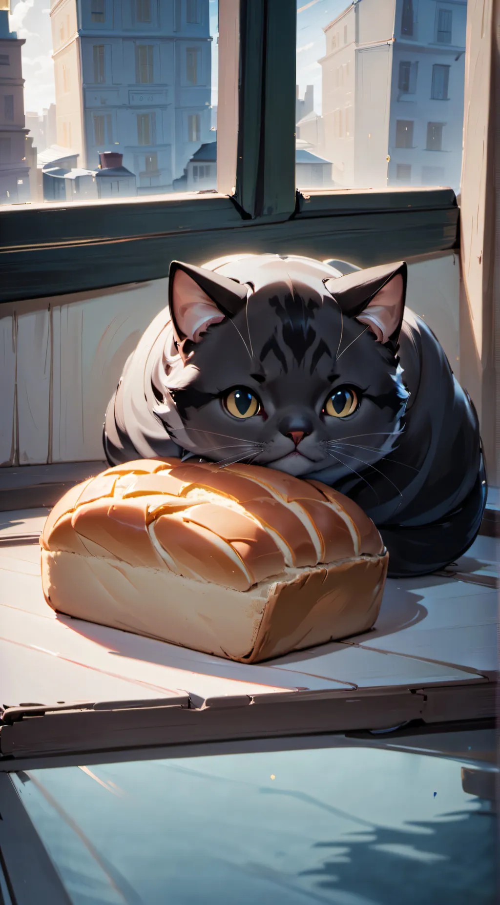 ai character: Loaf background