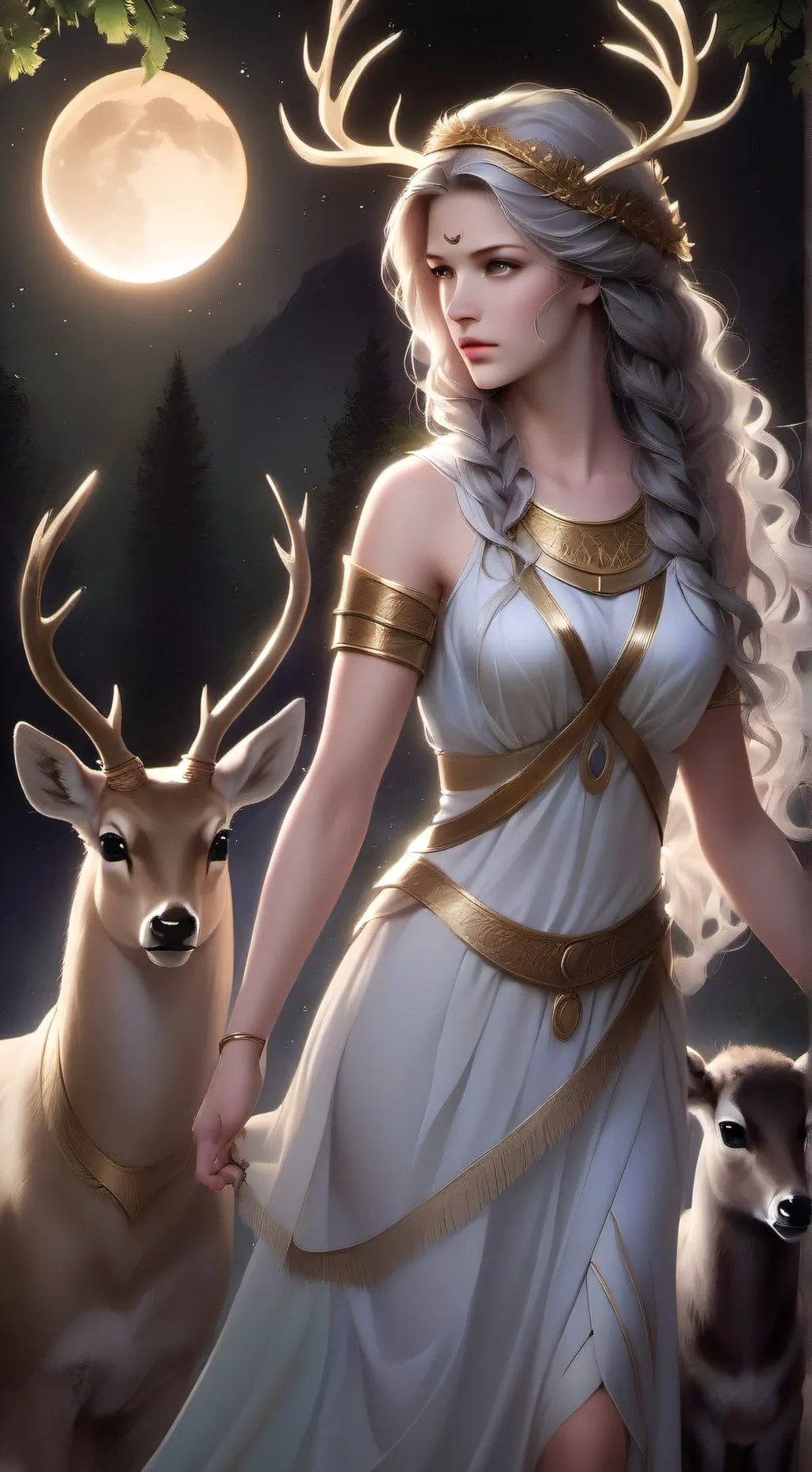 ai character: Artemis  background
