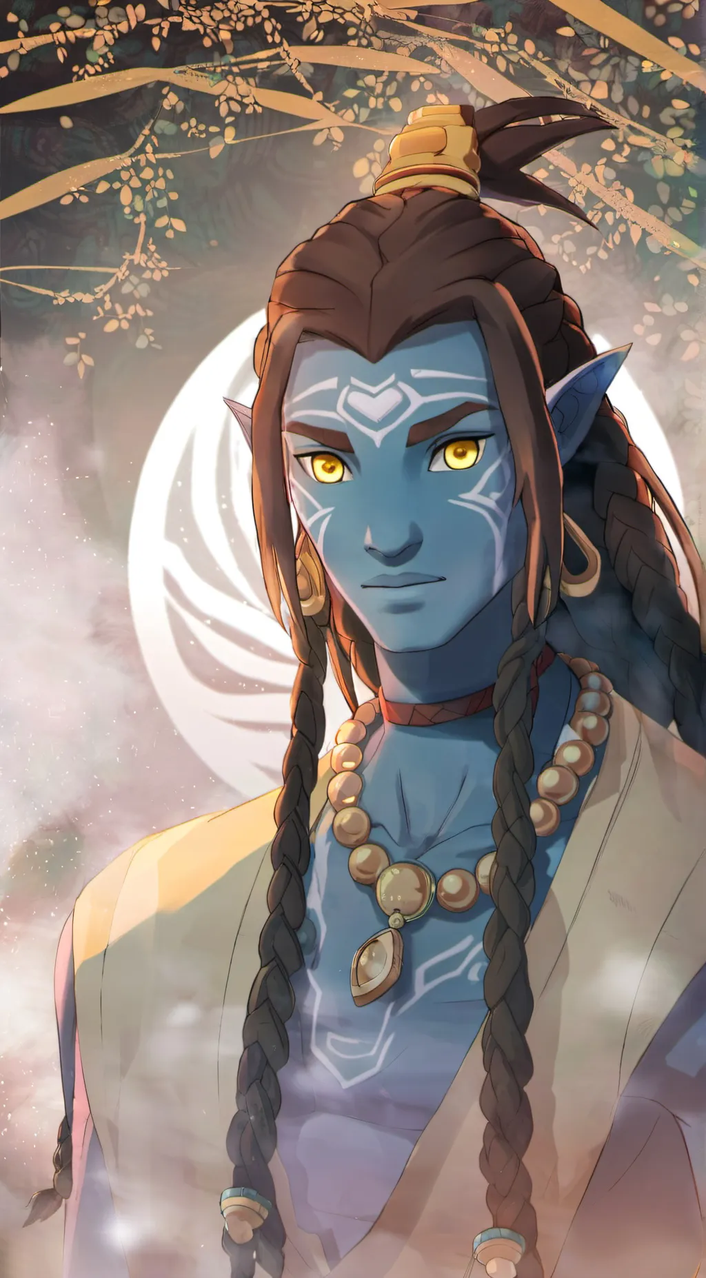 ai character: Avatar  background
