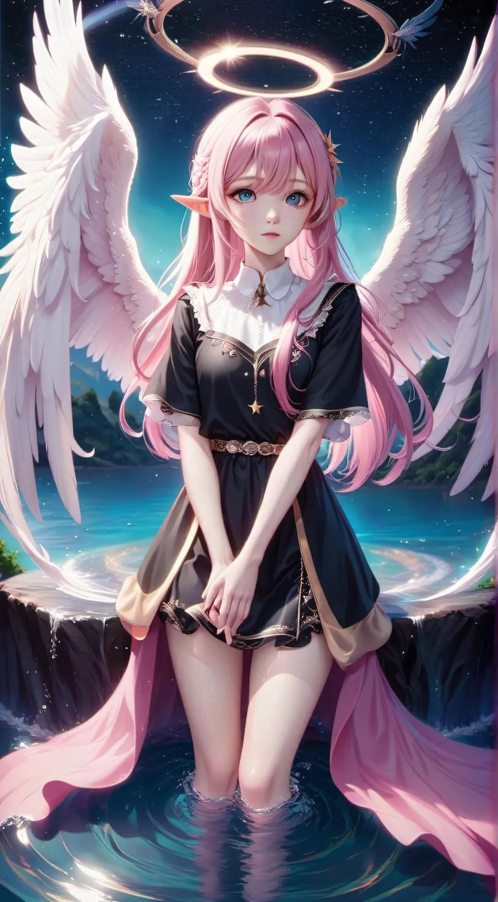 ai character: Blossom  background