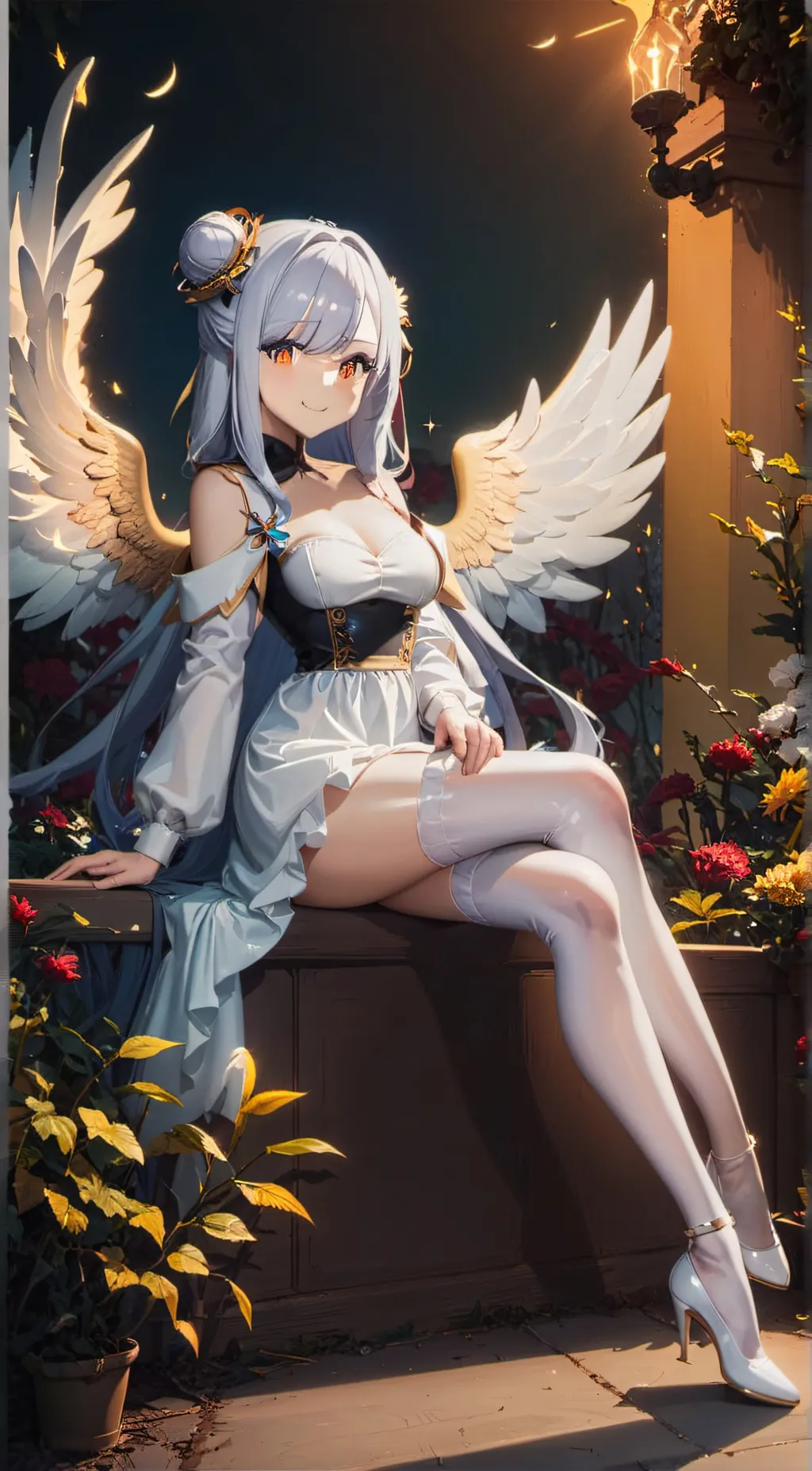 ai character: Angel  background
