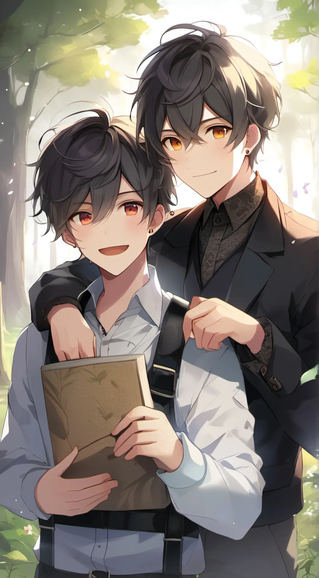 ai character: gay parents  background