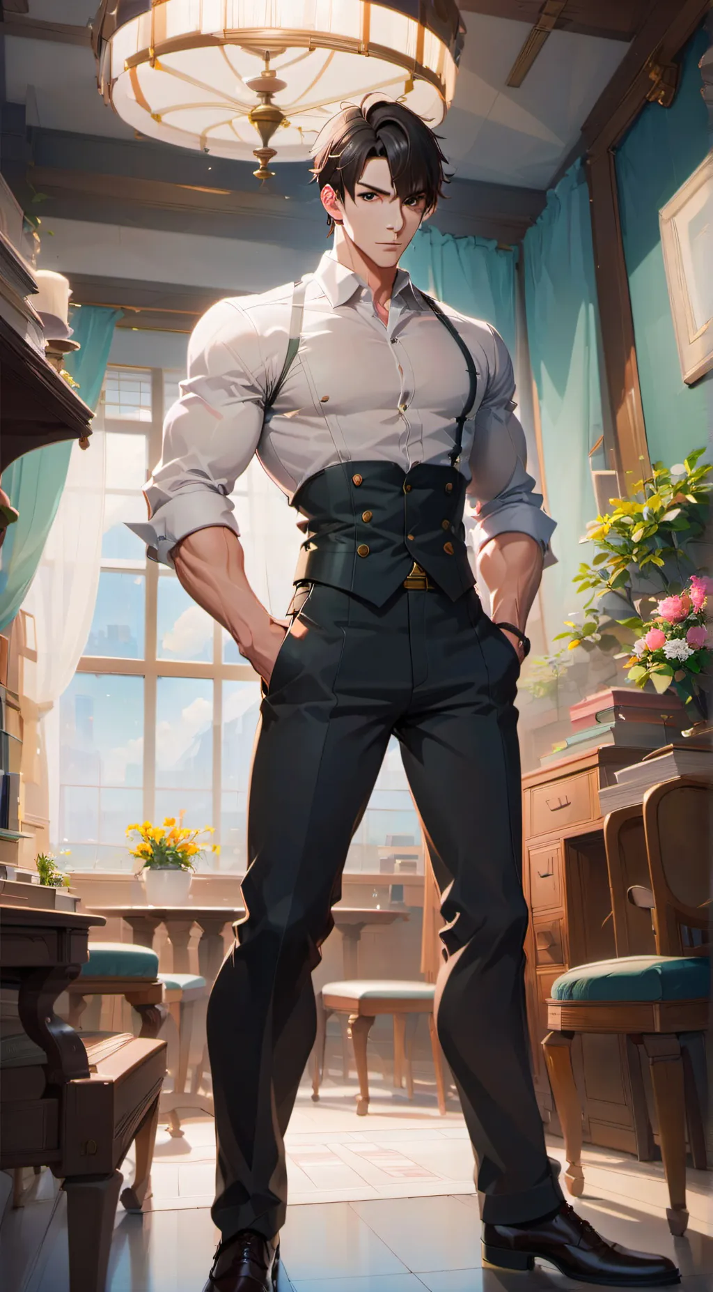 ai character: Emmett  background