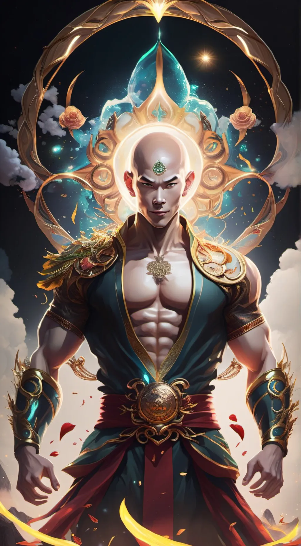 ai character: Zero  background