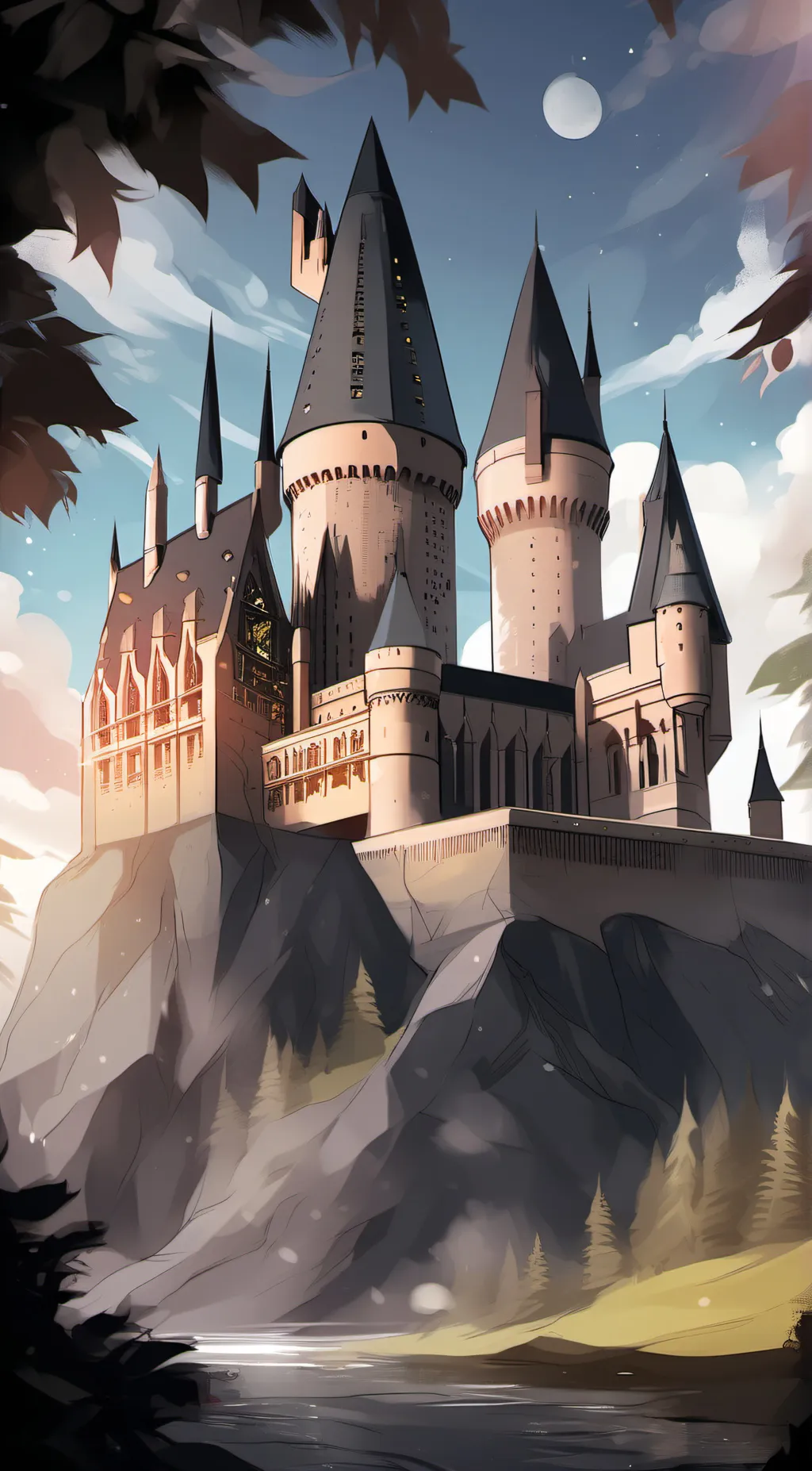 ai character: Hogwartssss background