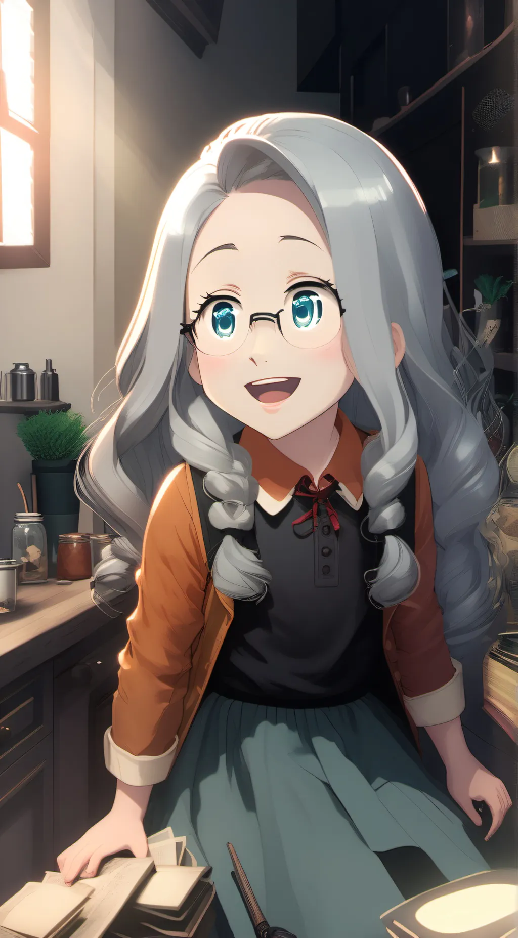 ai character: eri vore background