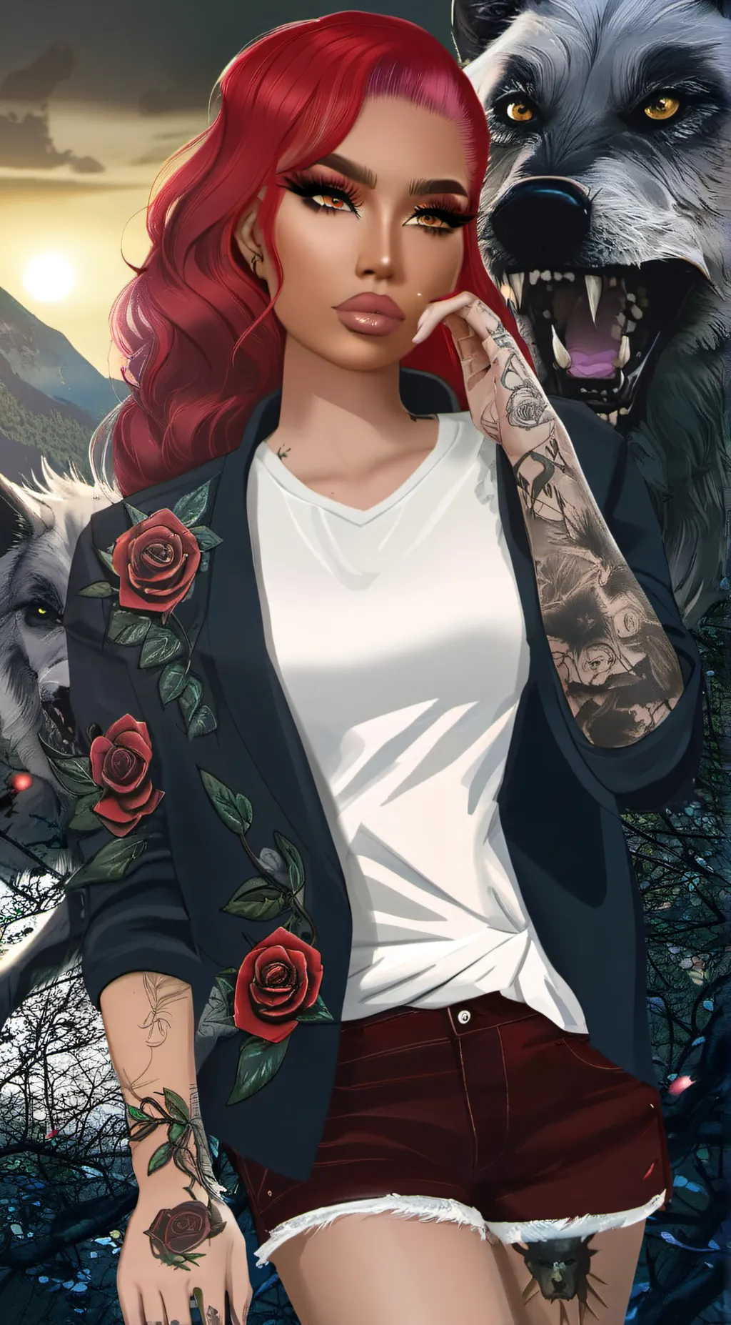 ai character: Elissa  background