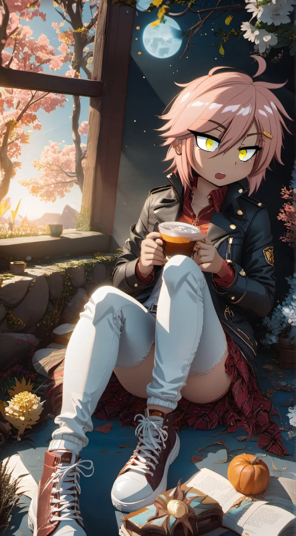 ai character: Liam  background