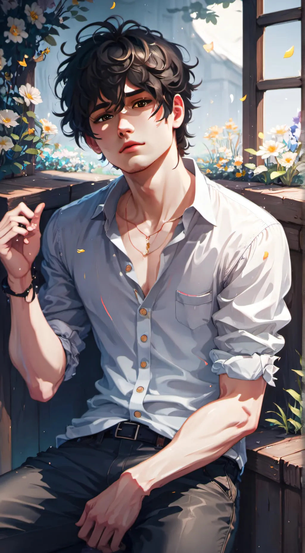 ai character: ash/alex background