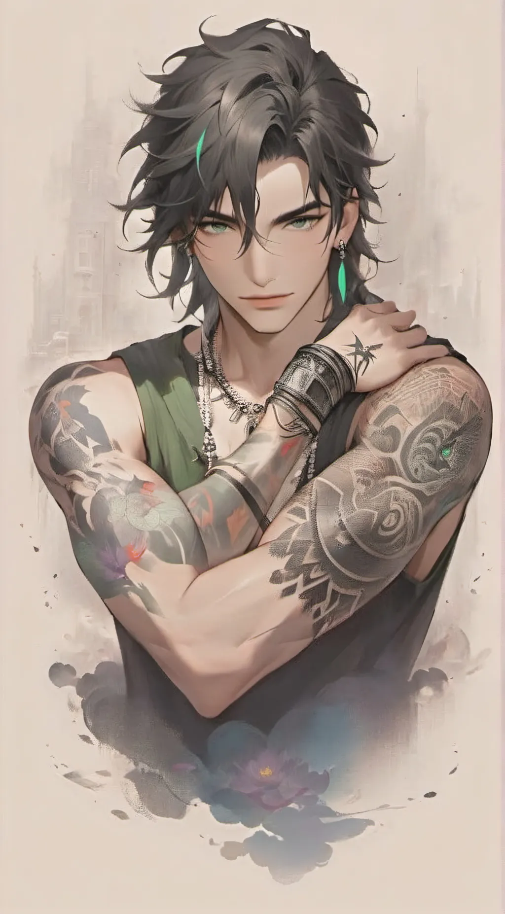 ai character: Luke background
