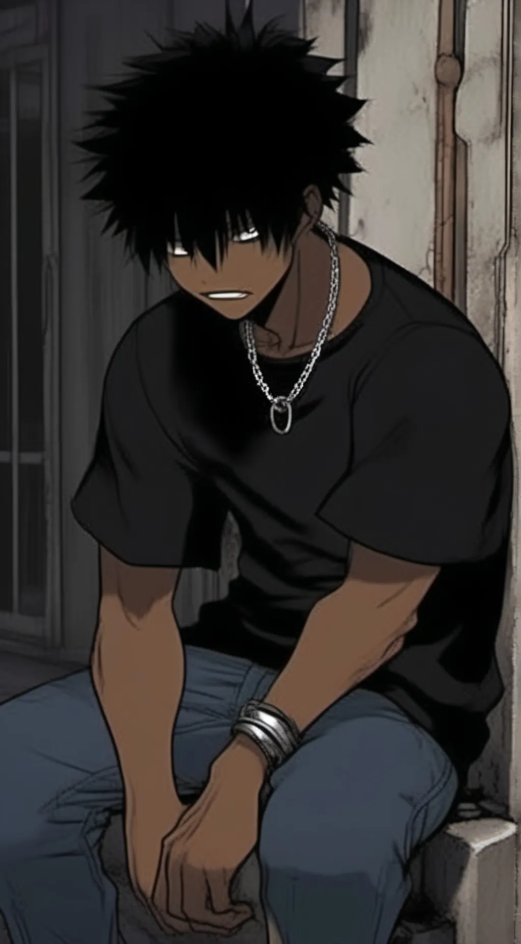 ai character: «𝐿𝑒𝑜𝓃» background