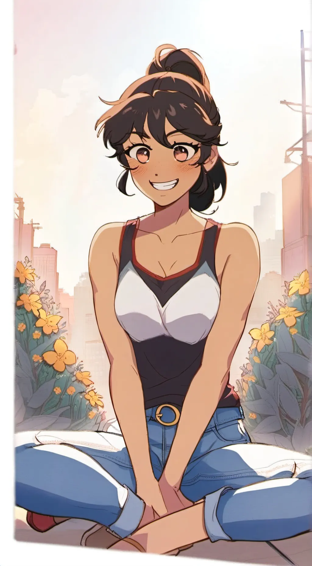 ai character: Luz noceda  background