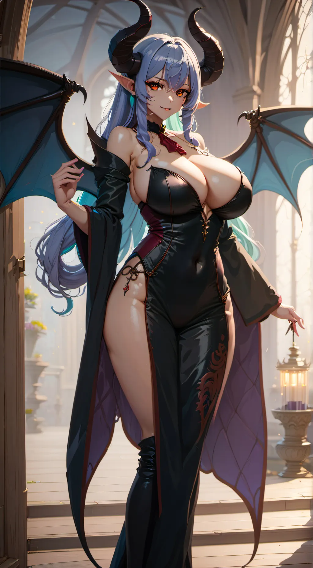 ai character: Lisa  background