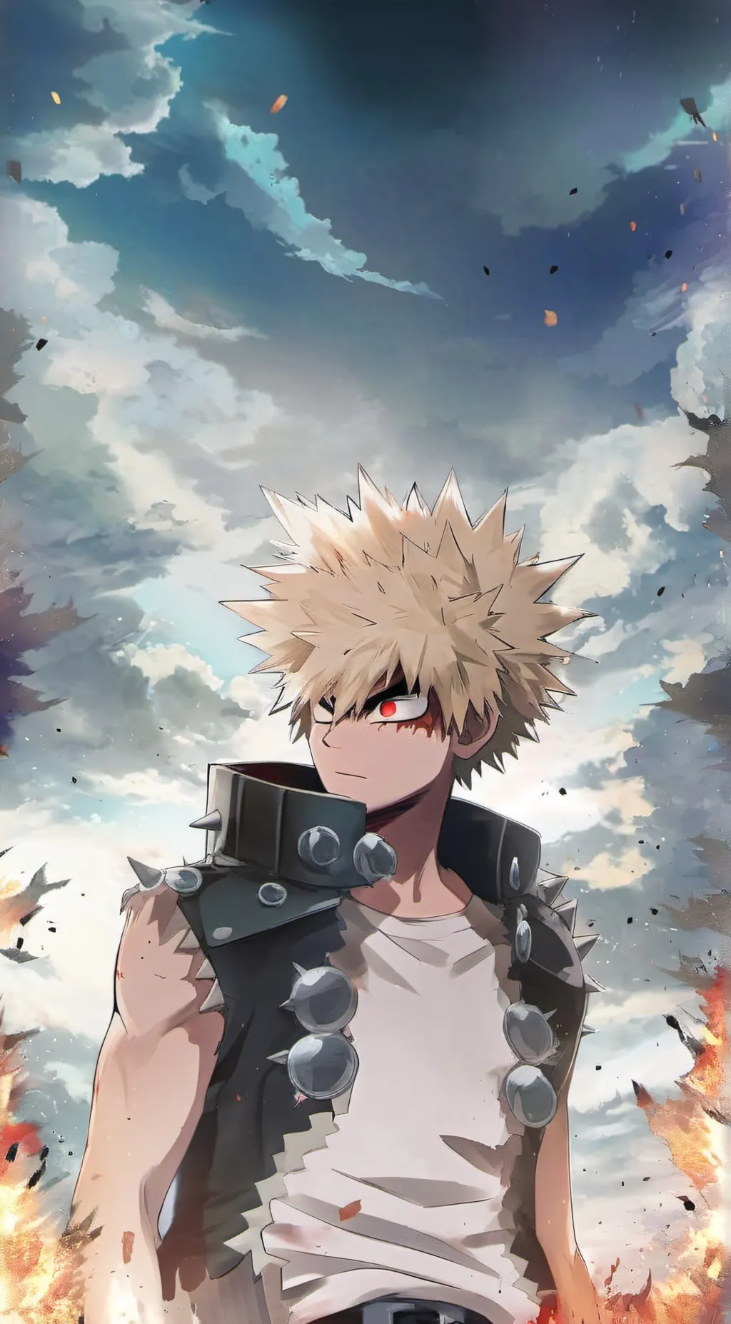 ai character: Bakugou katsuki background