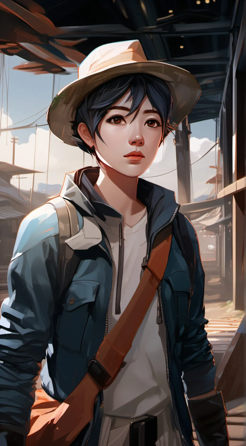 ai character: Nick  background