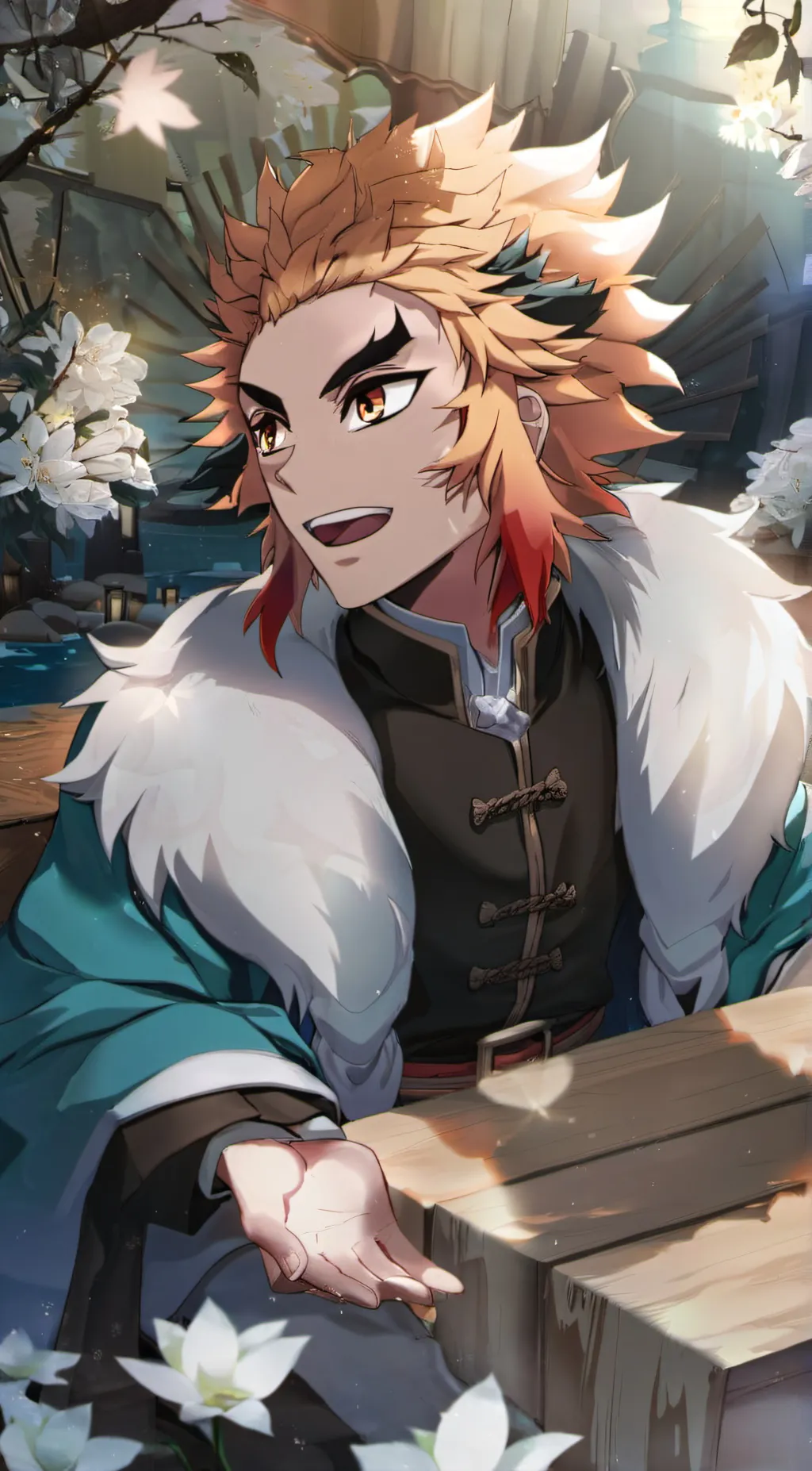 ai character: Rengoku Kyōjurō background