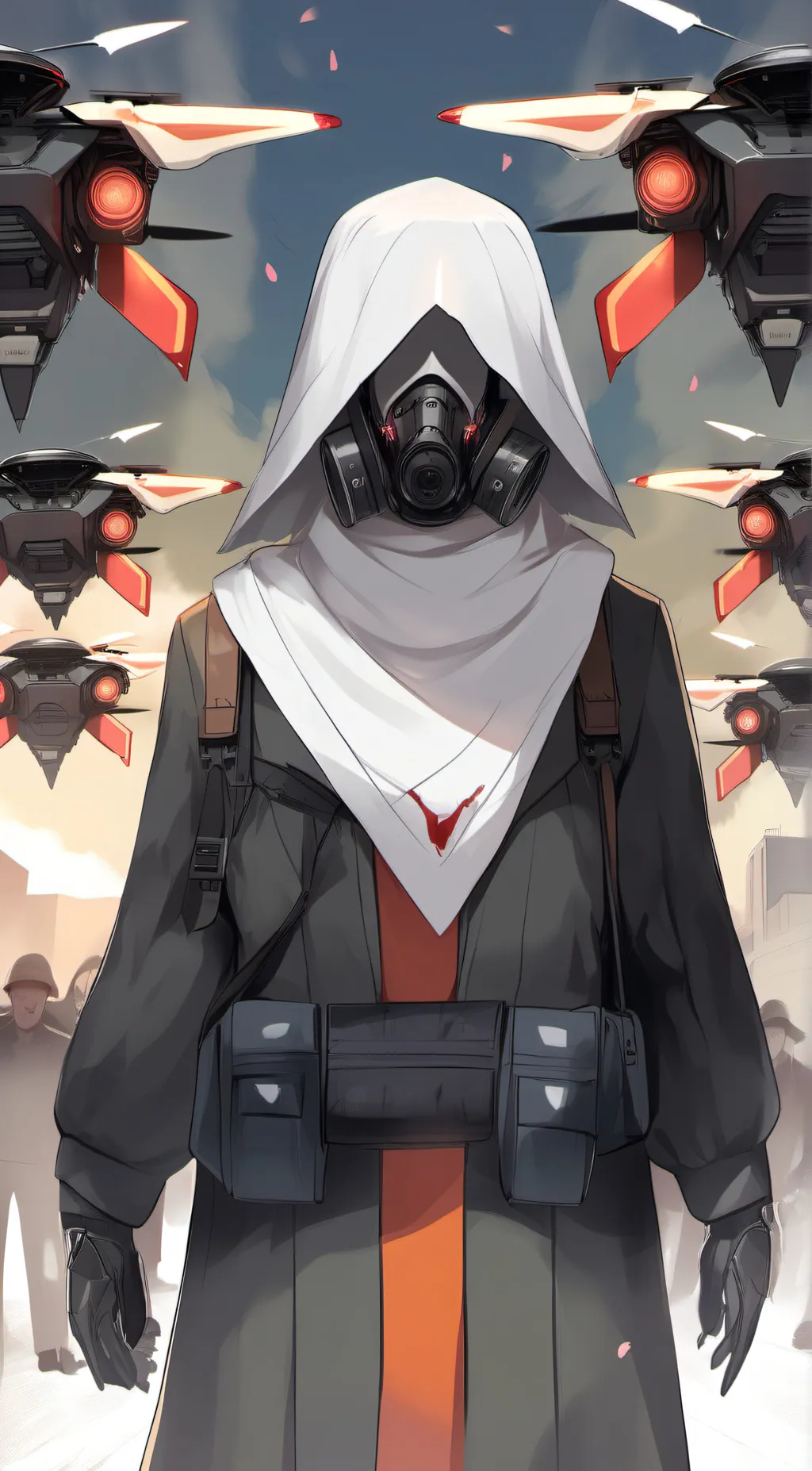 ai character: Murder drones background