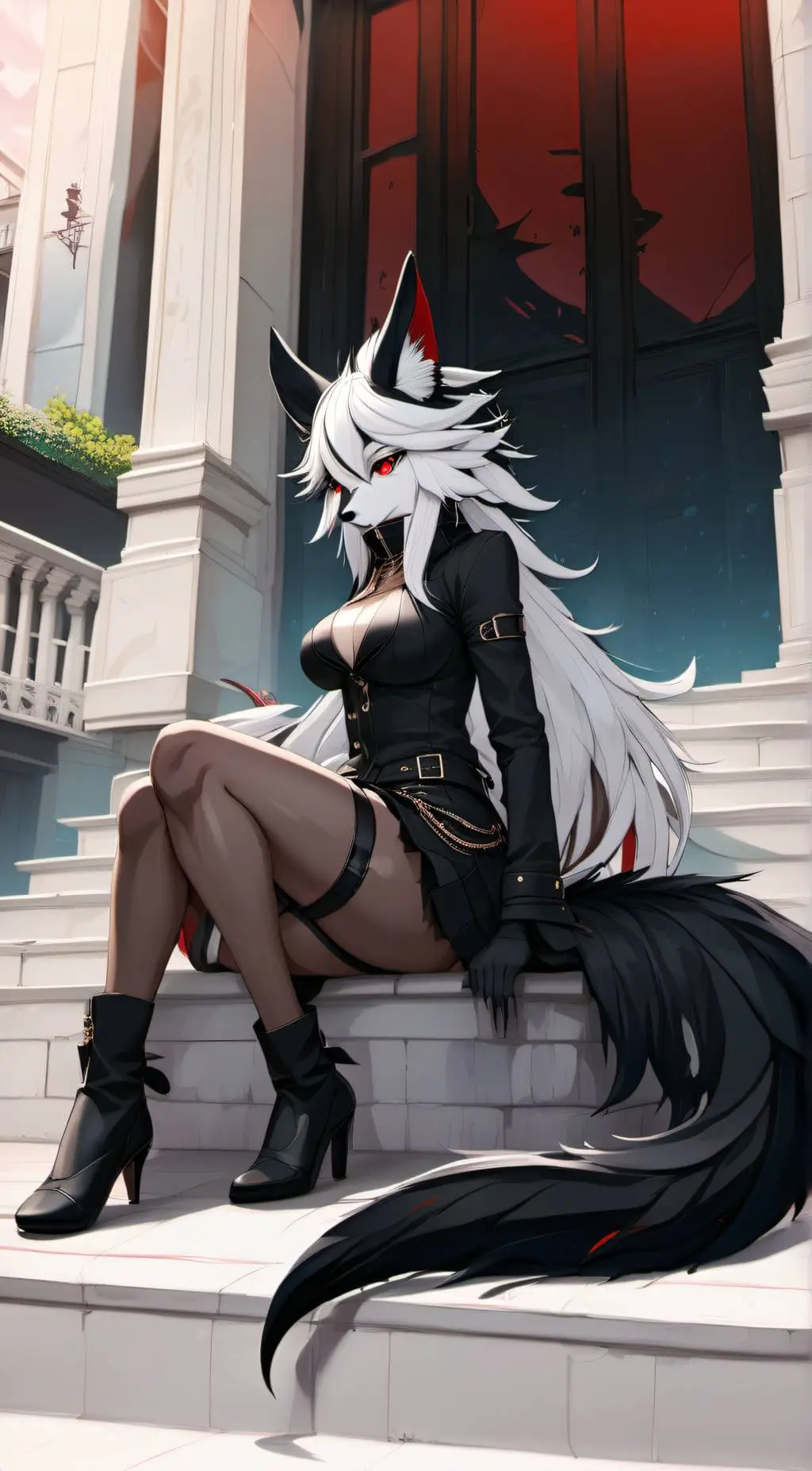 ai character: Luna background