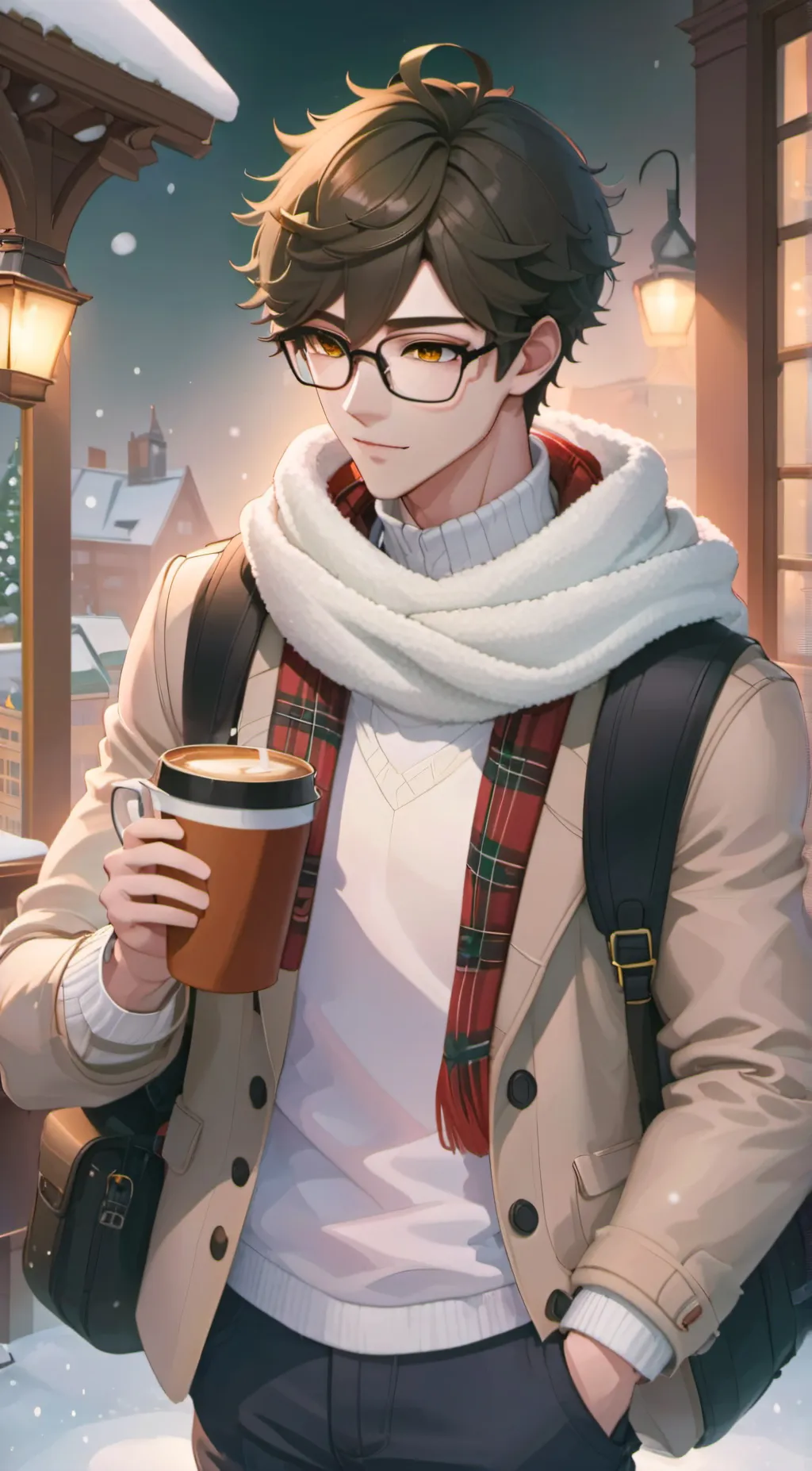 ai character: Maple background