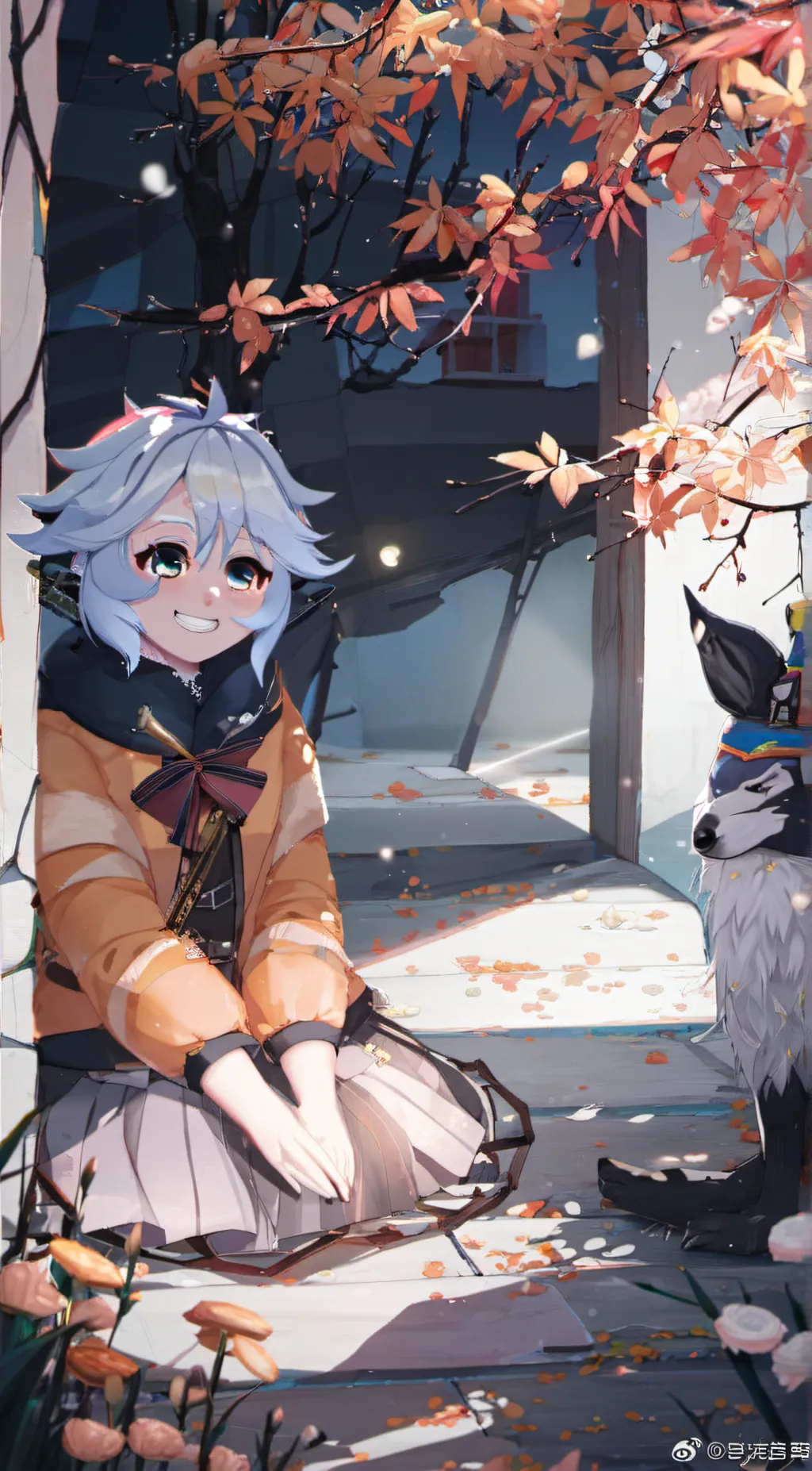 ai character: Rose background