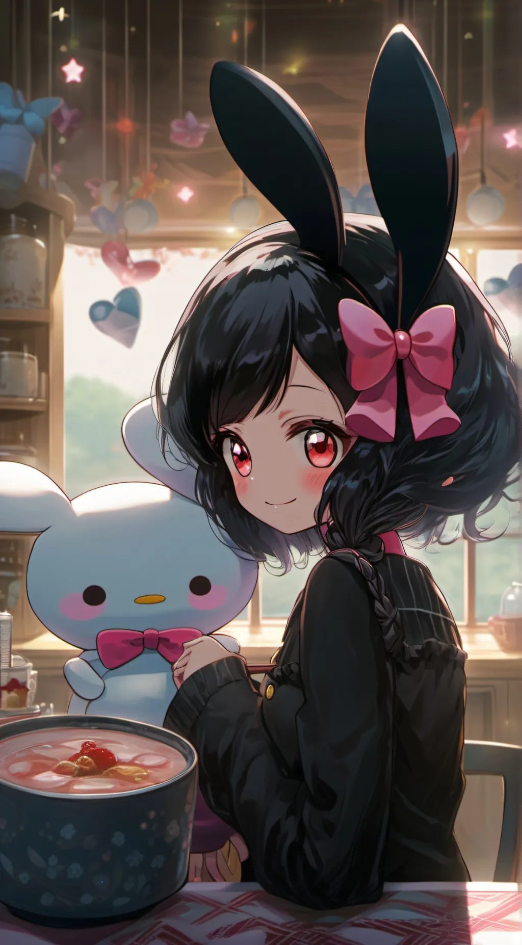 ai character: kuromi my background