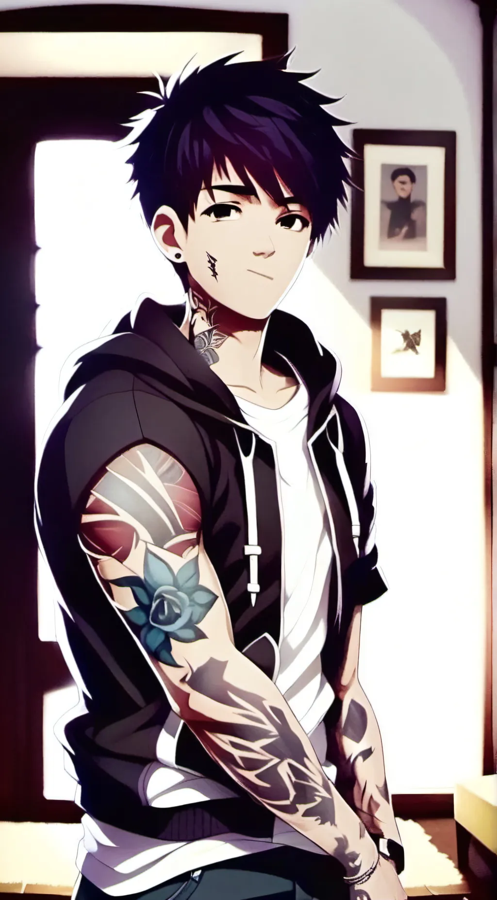 ai character: Luke  background