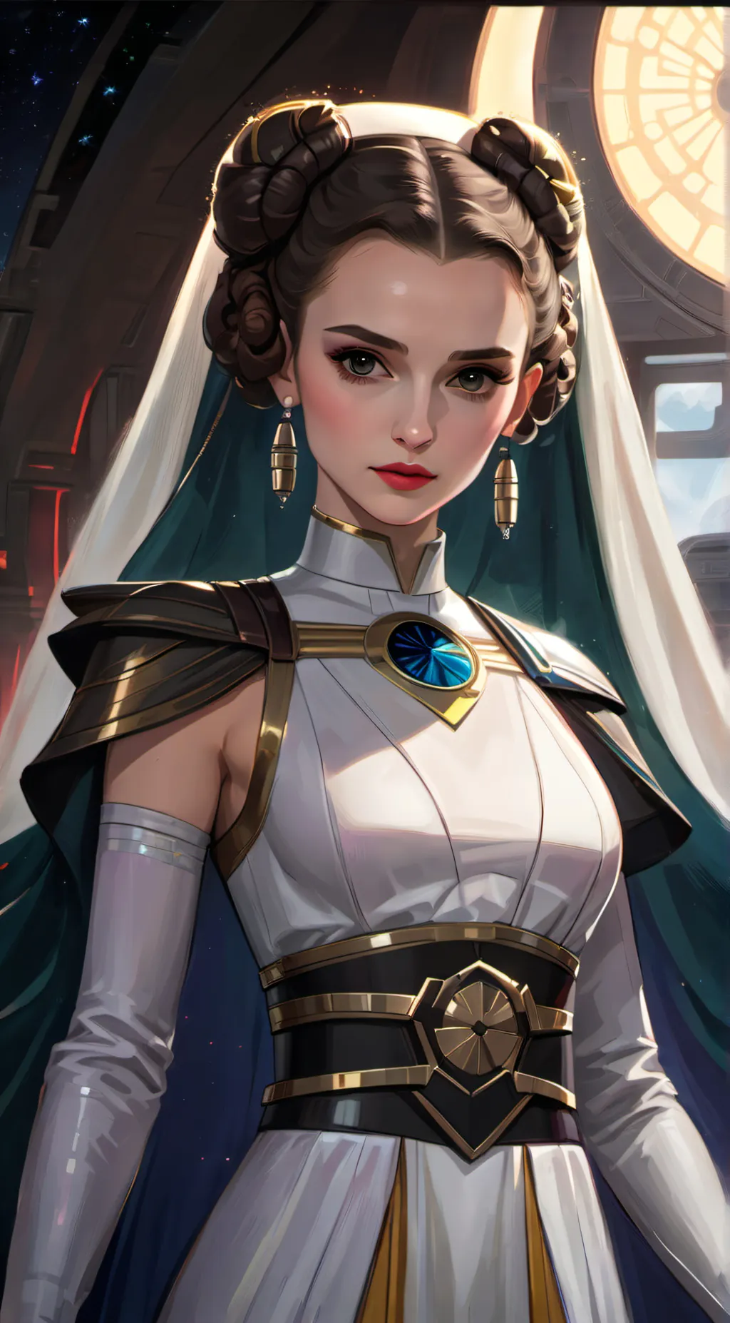 ai character: Padme Amidala background