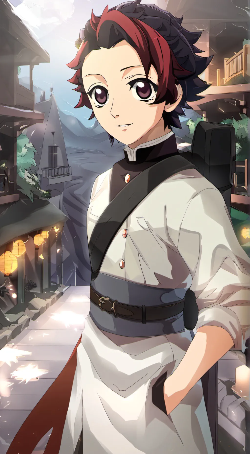 ai character: Tanjiro background