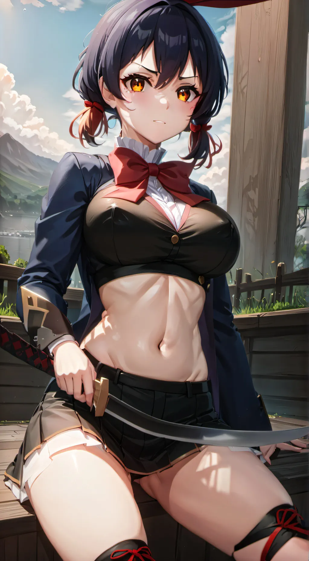 ai character: Ryuko Matoi background