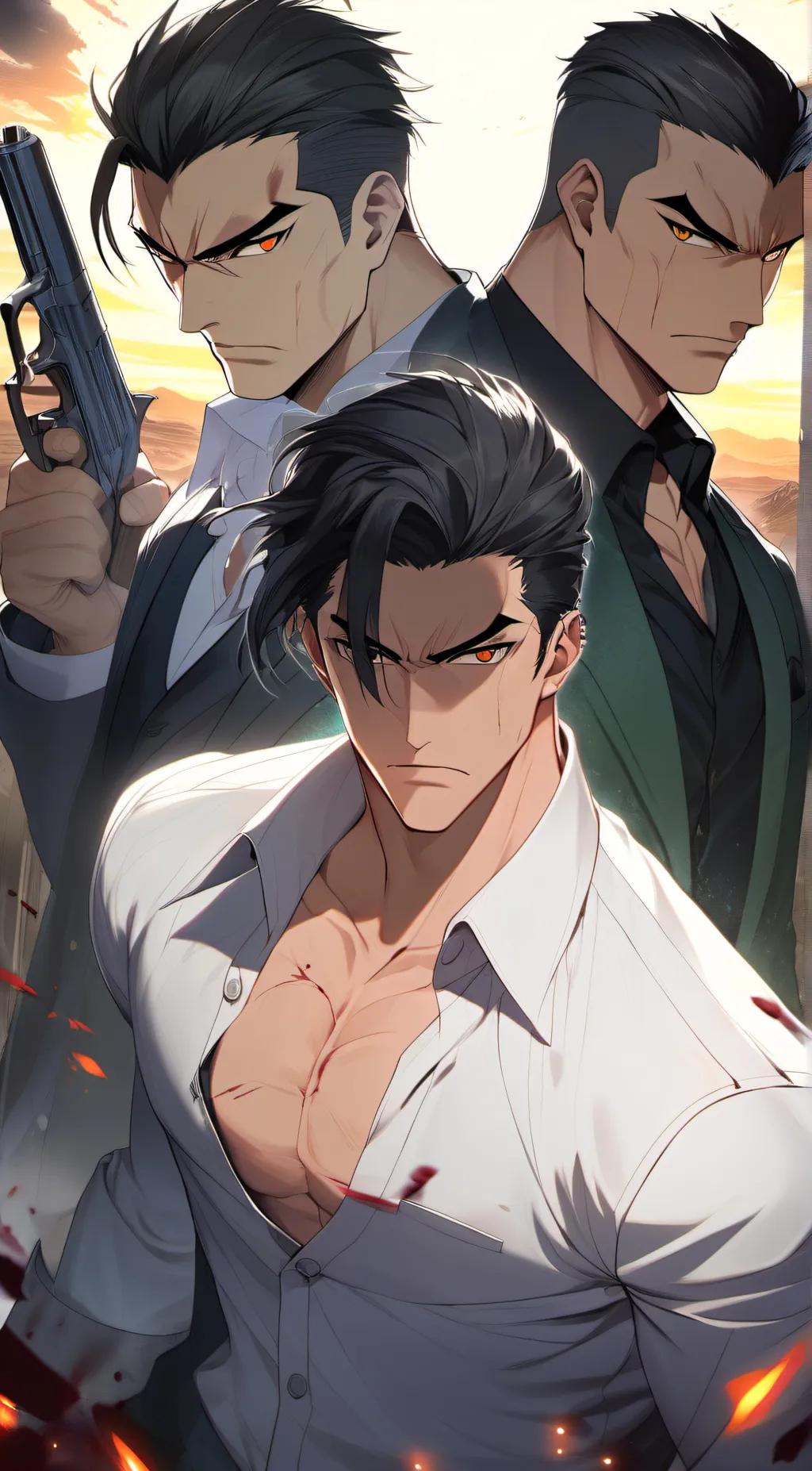 ai character: Ryū background