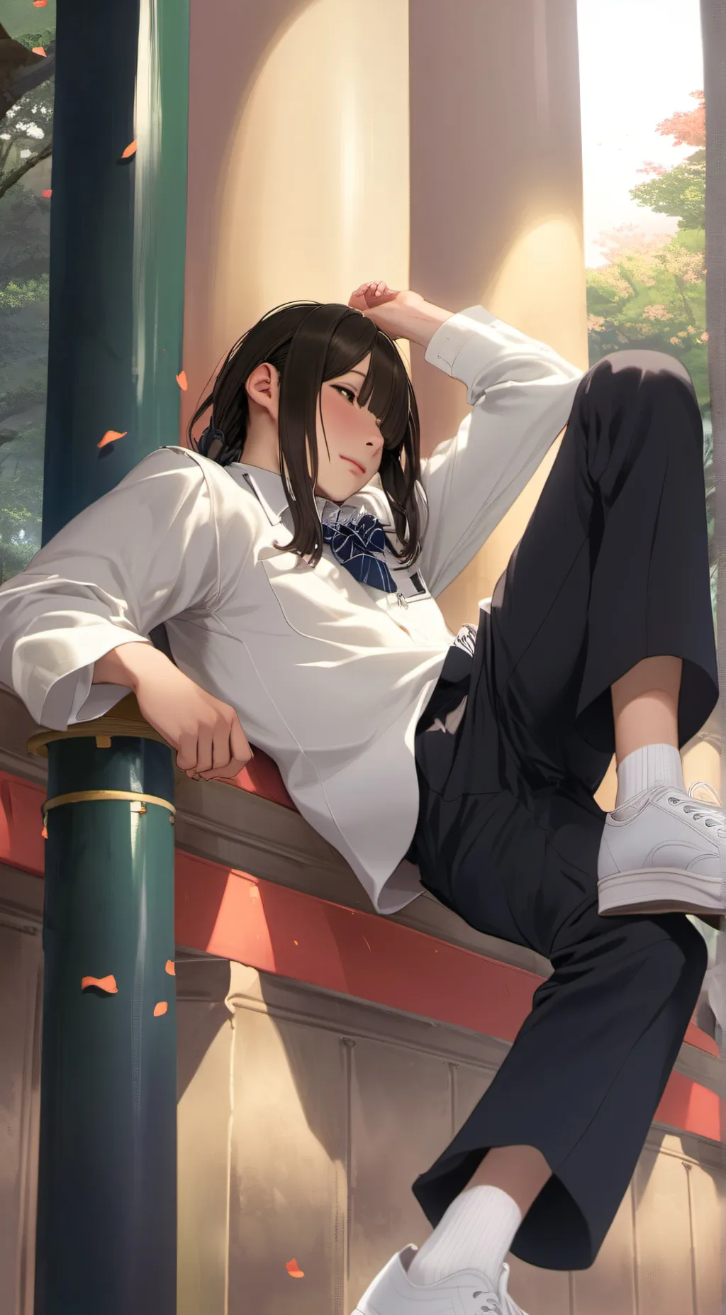 ai character: Haru Suzuki background