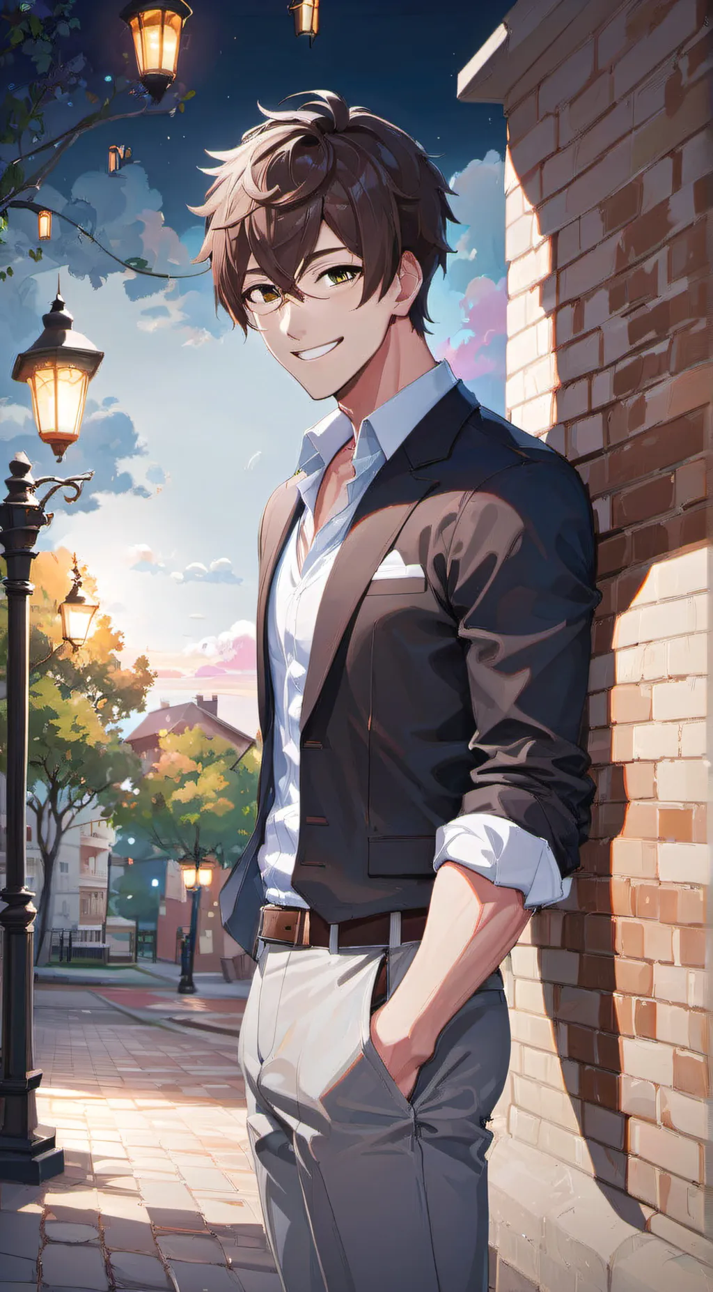 ai character: hey! background