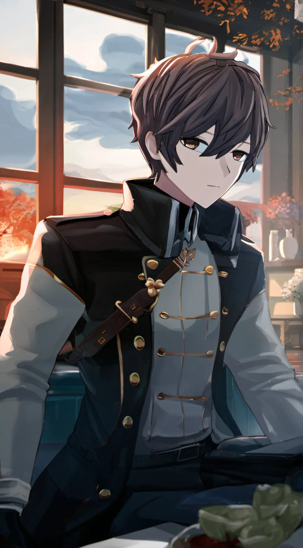 ai character: Leo background